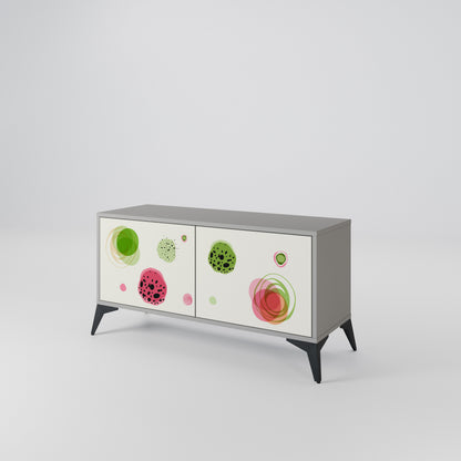 COLORFUL COSMOS Kompaktní dvoudveřový TV stolek