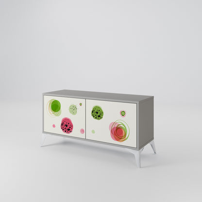 COLORFUL COSMOS Kompaktní dvoudveřový TV stolek