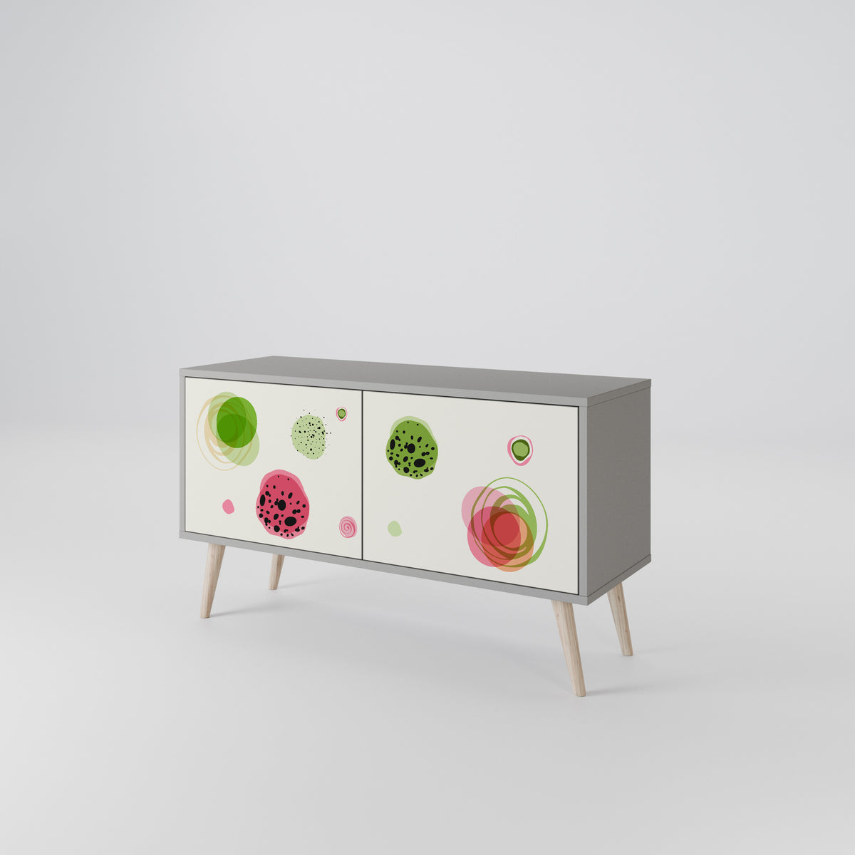 COLORFUL COSMOS Kompaktní dvoudveřový TV stolek