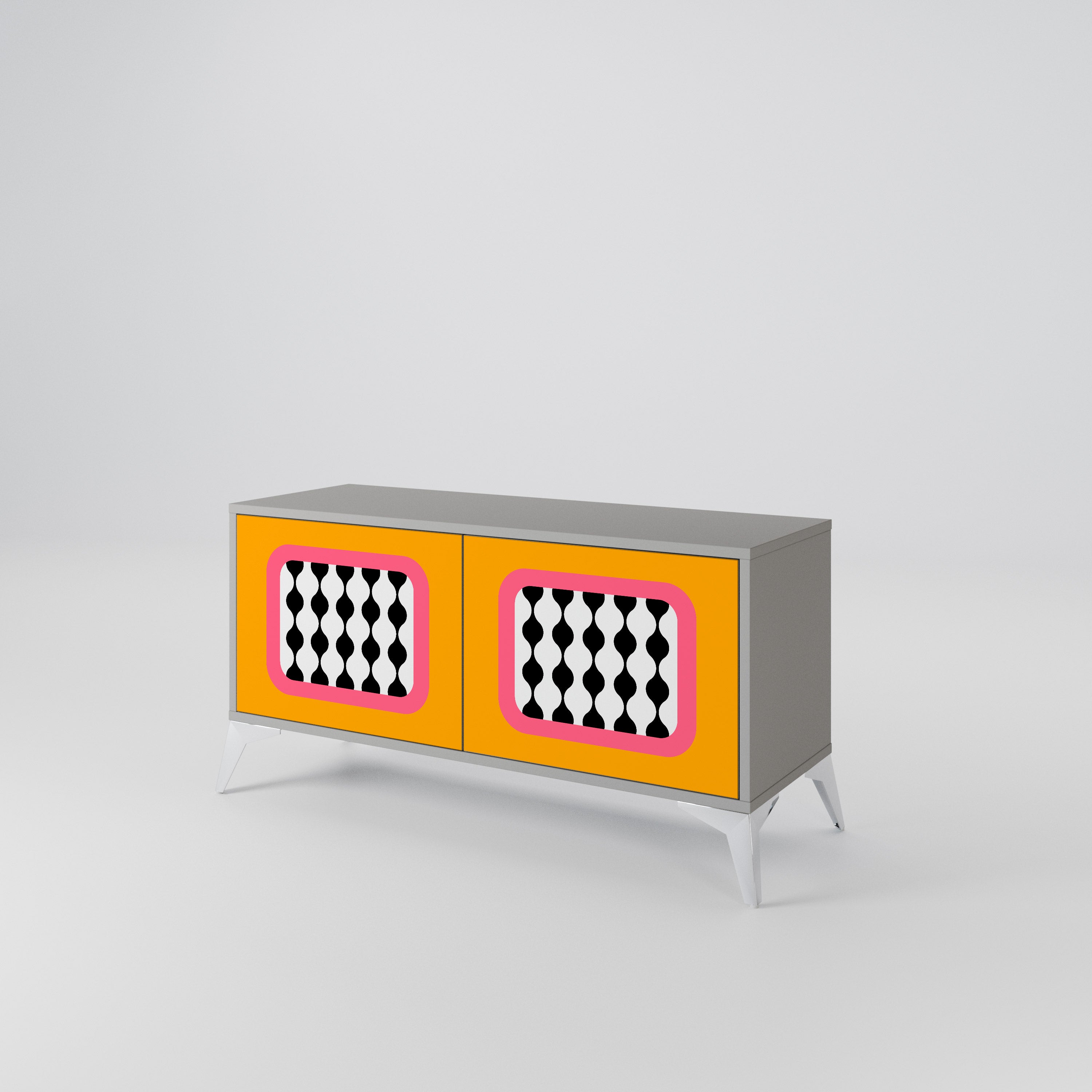 TEARS IN HEAVEN Compact 2-Door TV Cabinet