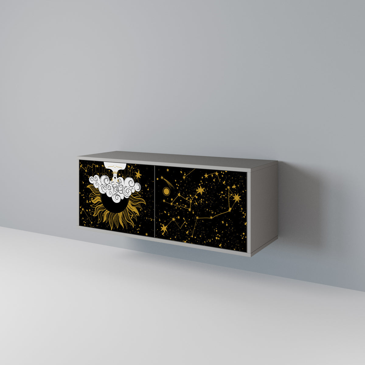STELLAR CONSTELLATIONS Kompaktní dvoudveřový TV stolek