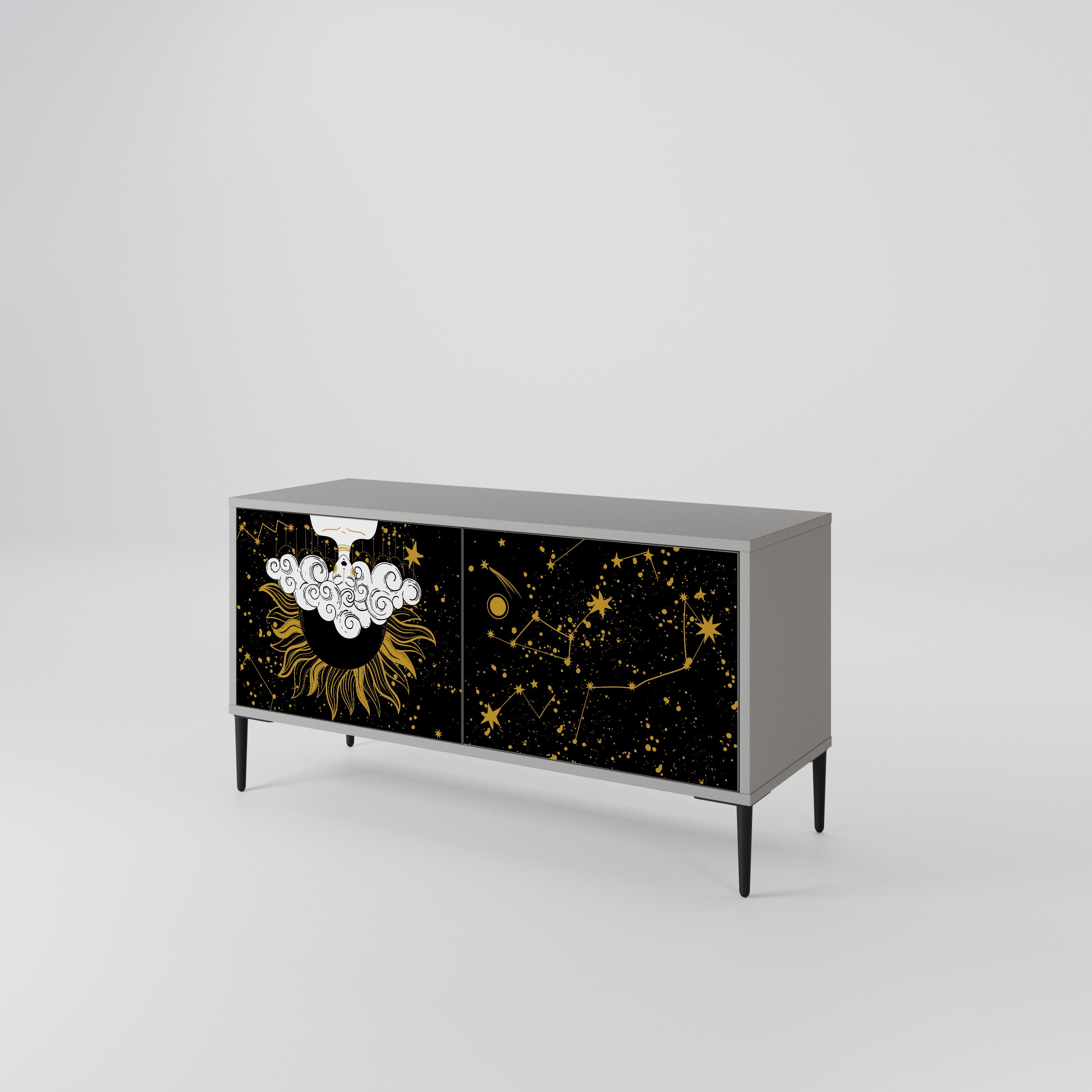 STELLAR CONSTELLATIONS Compact 2-Door TV Cabinet