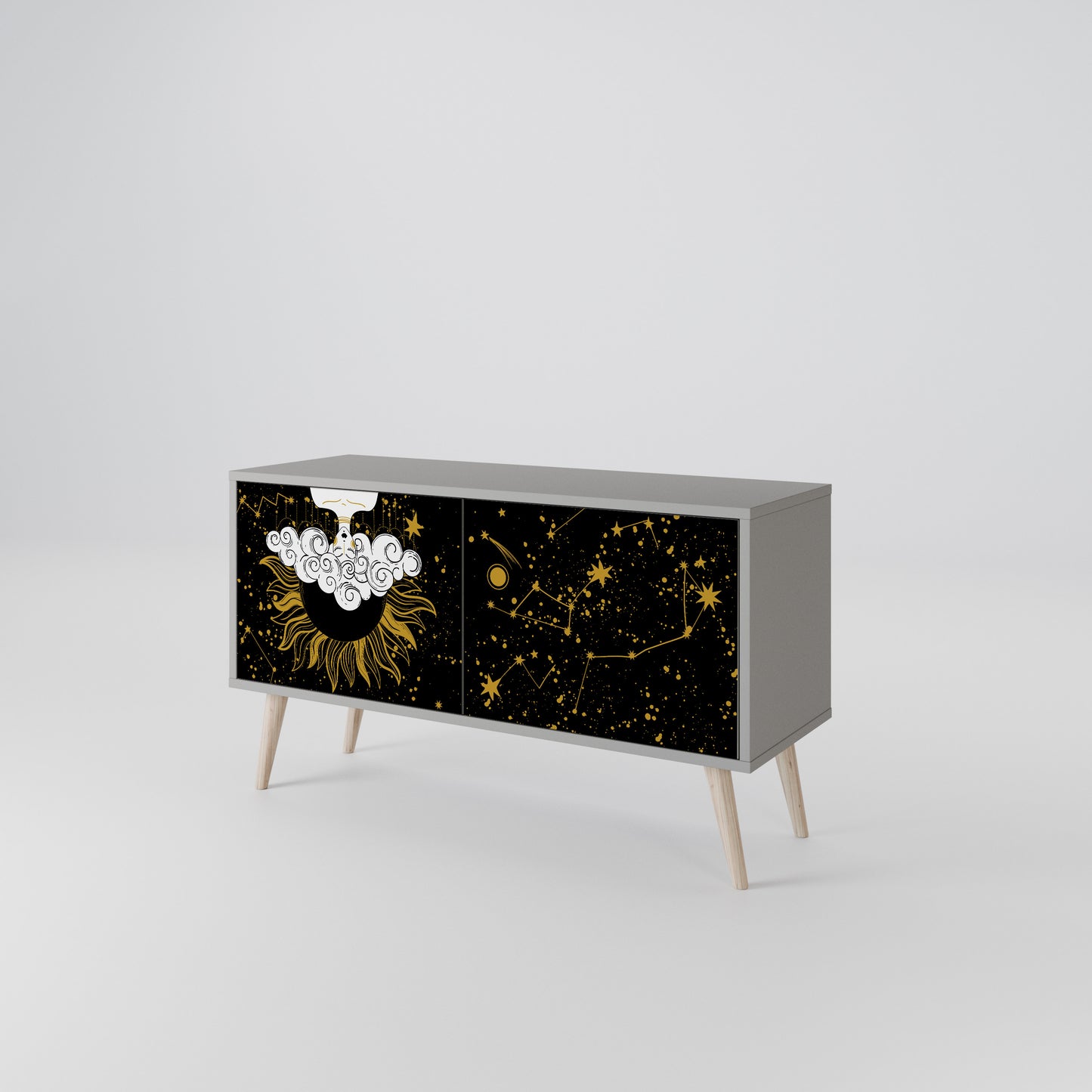 STELLAR CONSTELLATIONS Kompaktní dvoudveřový TV stolek
