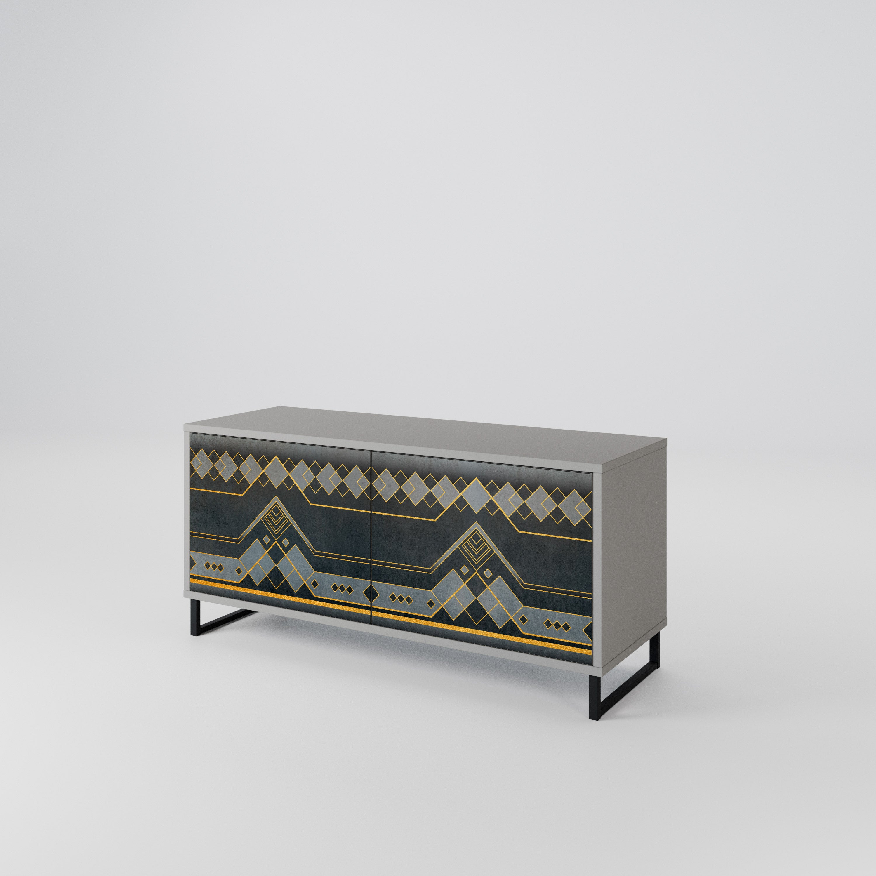 ROYAL ORDINARINESS Compact 2-Door TV Cabinet