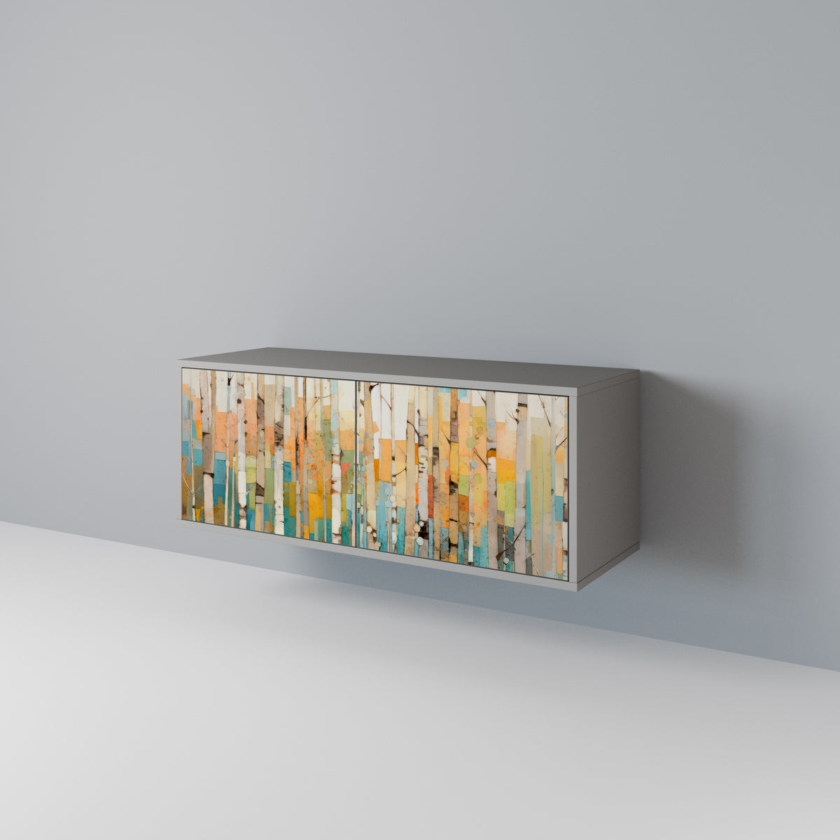 BIRCH KALEIDOSCOPE Kompaktní dvoudveřový TV stolek