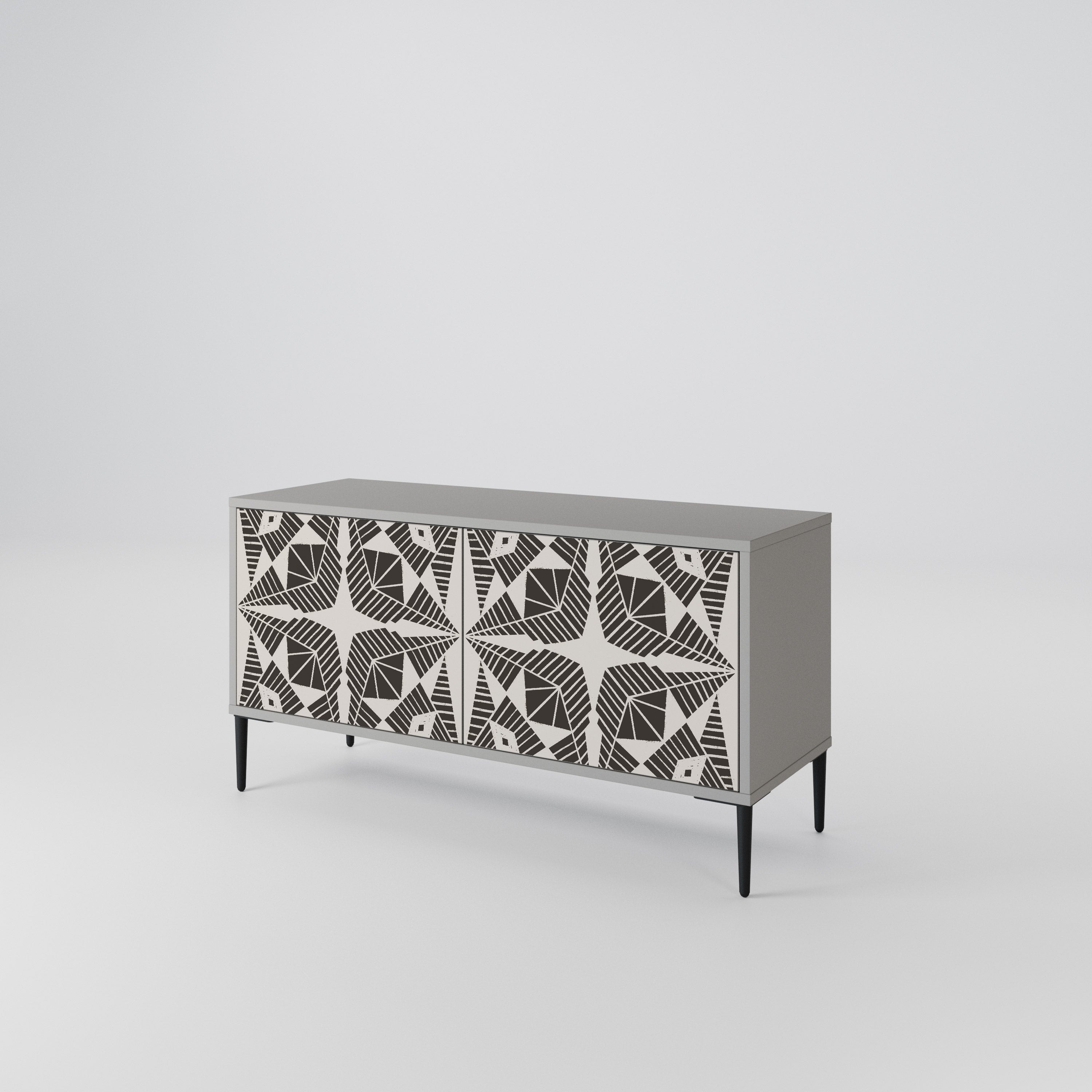 MONOCHROME NEXUS Compact 2-Door TV Cabinet