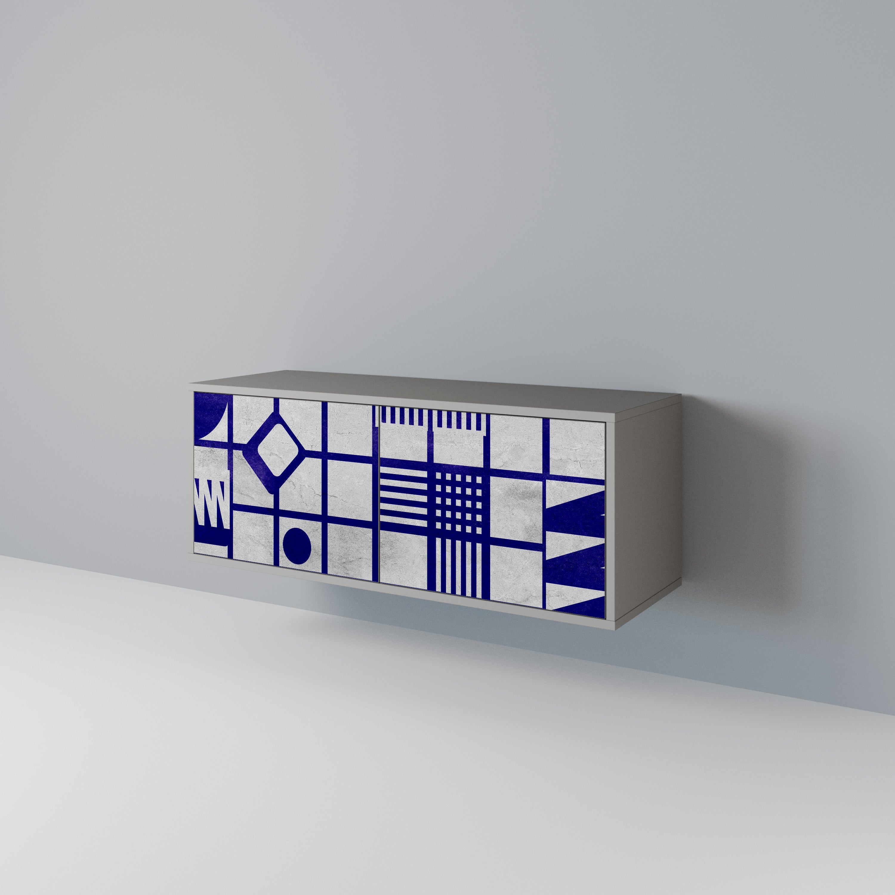 THE RIGHT PLACES Compact 2-Door TV Cabinet