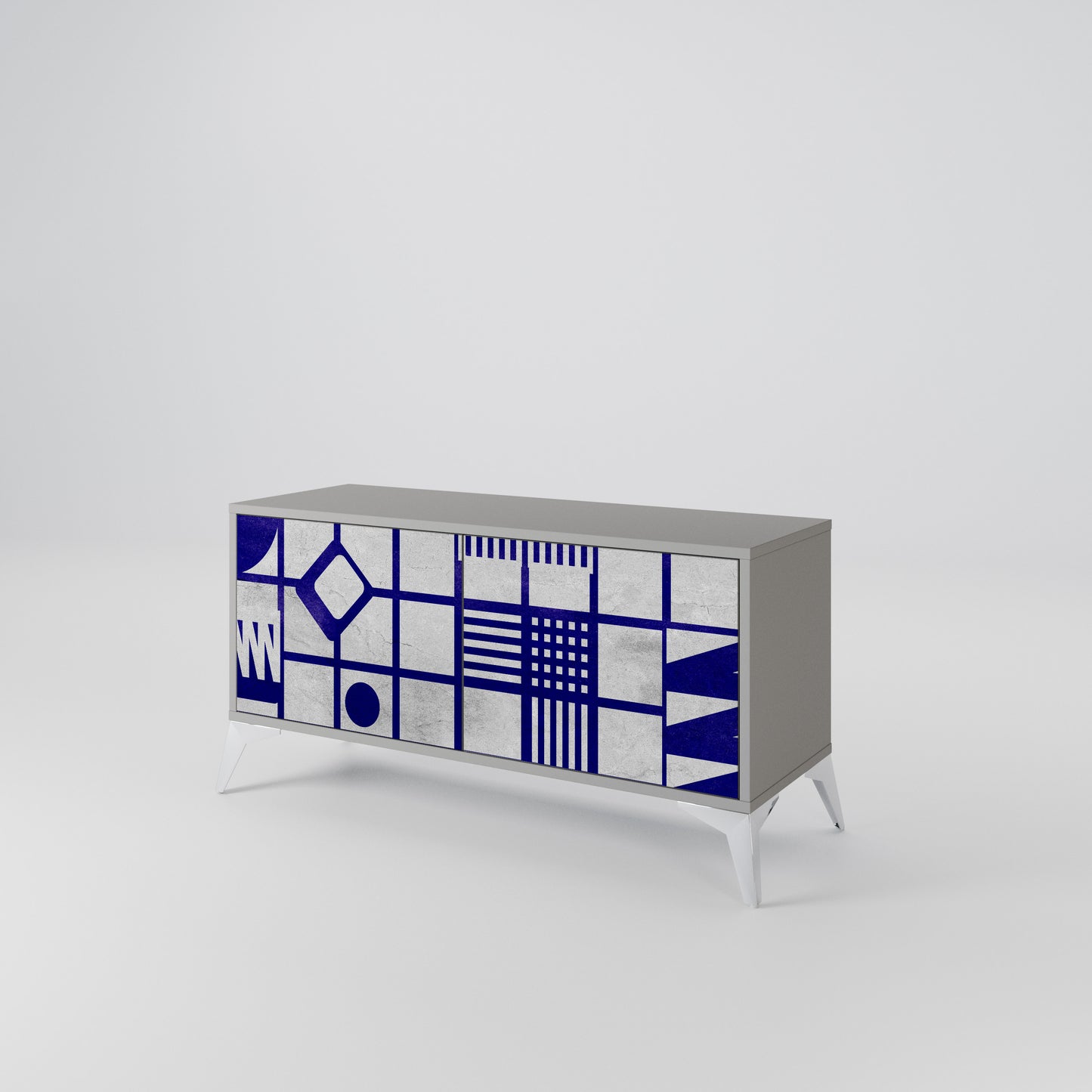 THE RIGHT PLACES Kompaktní dvoudveřový TV stolek