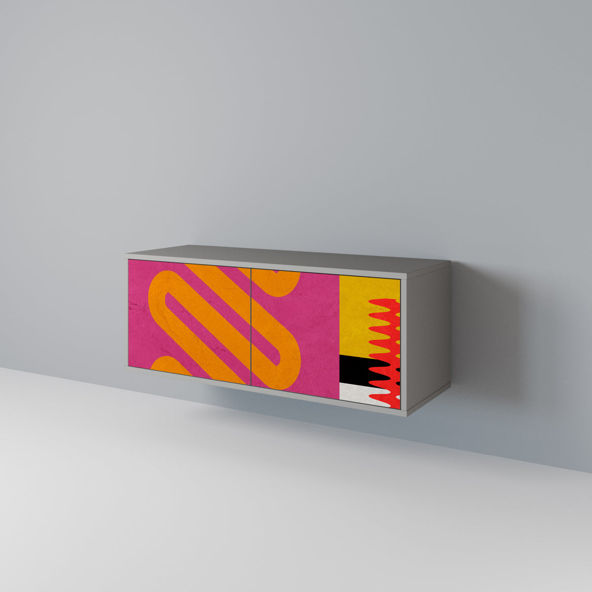 VIVID ART Kompaktní dvoudveřový TV stolek