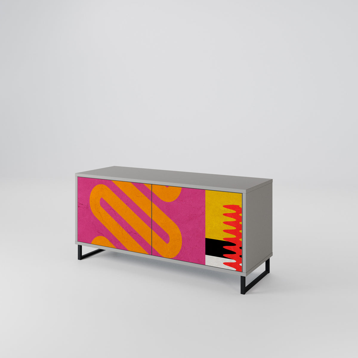 VIVID ART Kompaktní dvoudveřový TV stolek