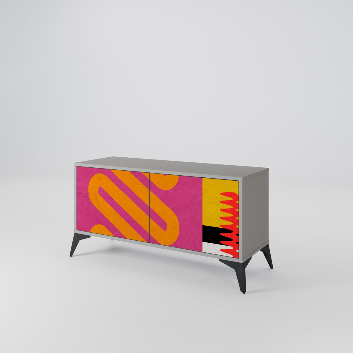 VIVID ART Kompaktní dvoudveřový TV stolek