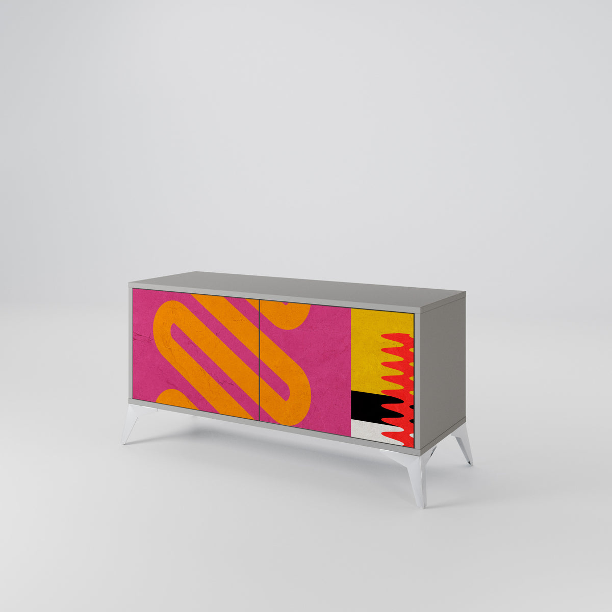VIVID ART Kompaktní dvoudveřový TV stolek