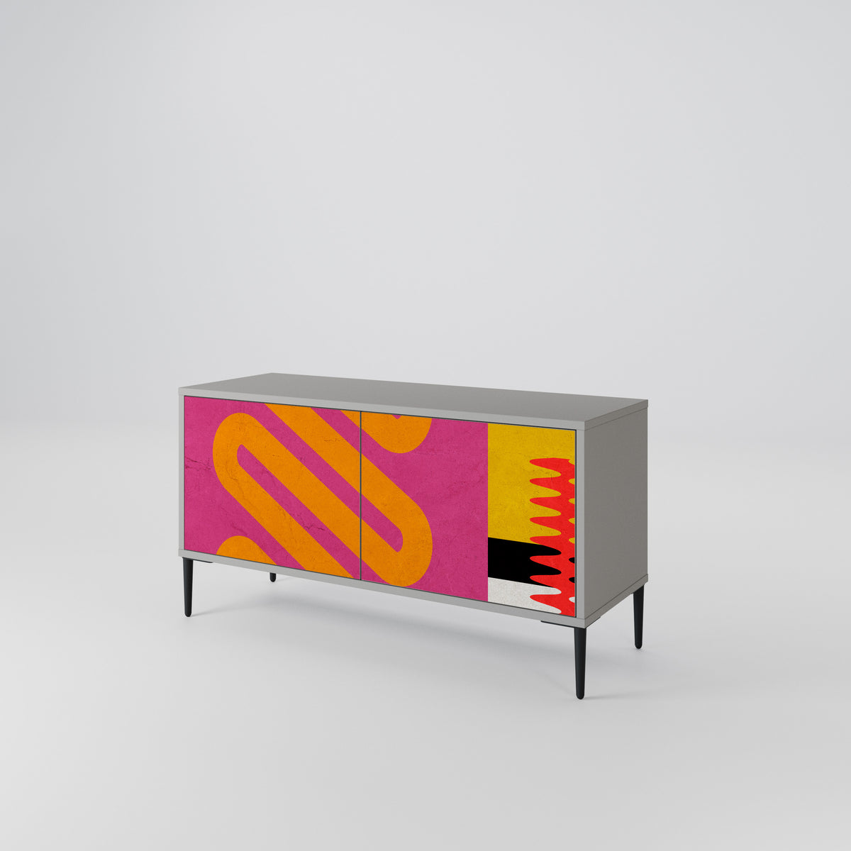 VIVID ART Kompaktní dvoudveřový TV stolek