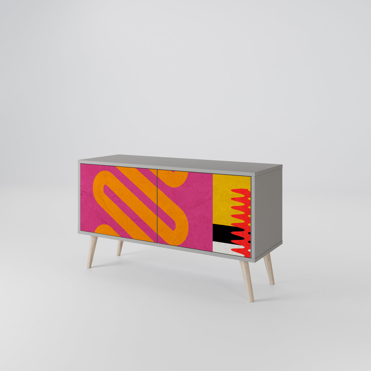 VIVID ART Kompaktní dvoudveřový TV stolek