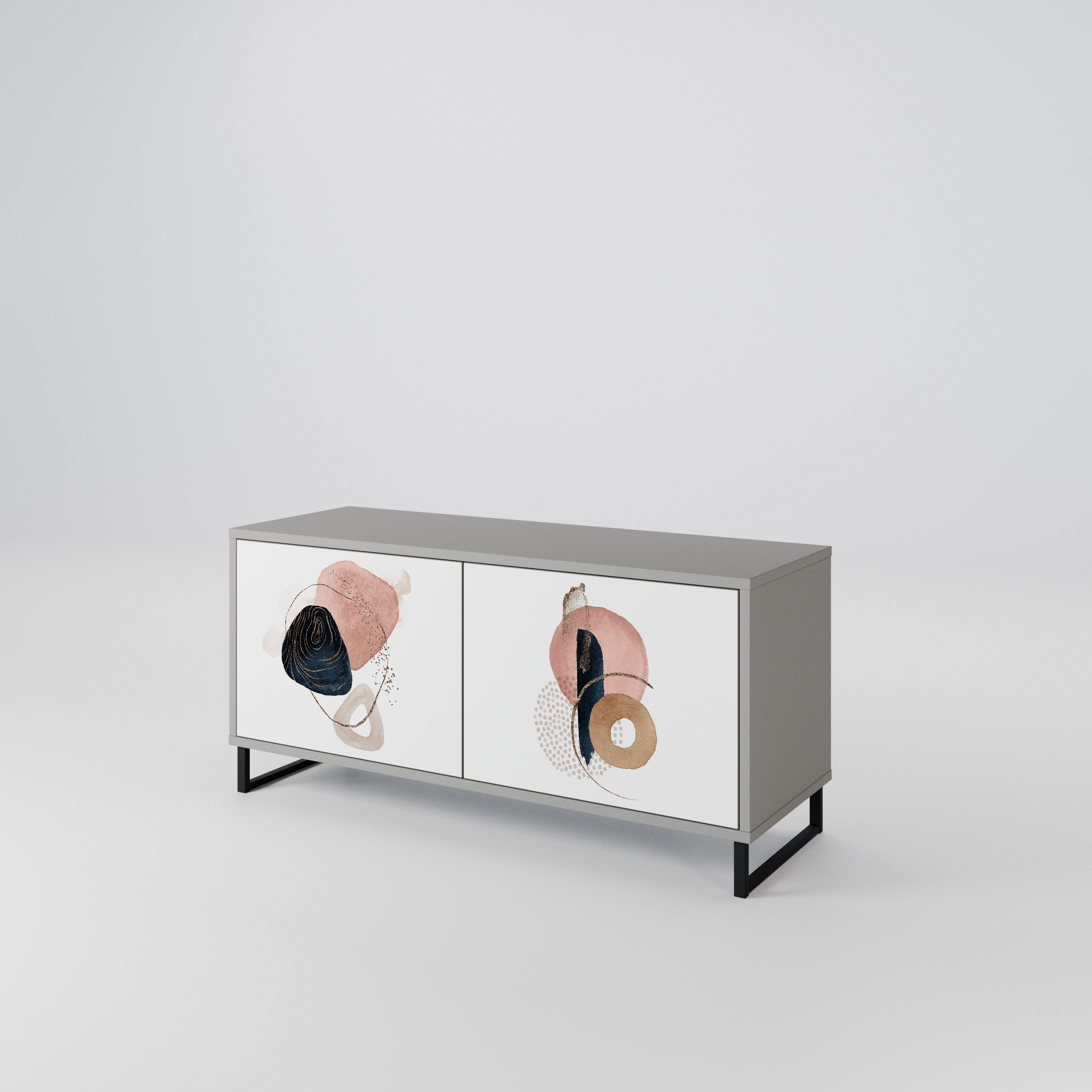 COLORFUL SHAPES Compact 2-Door TV Cabinet