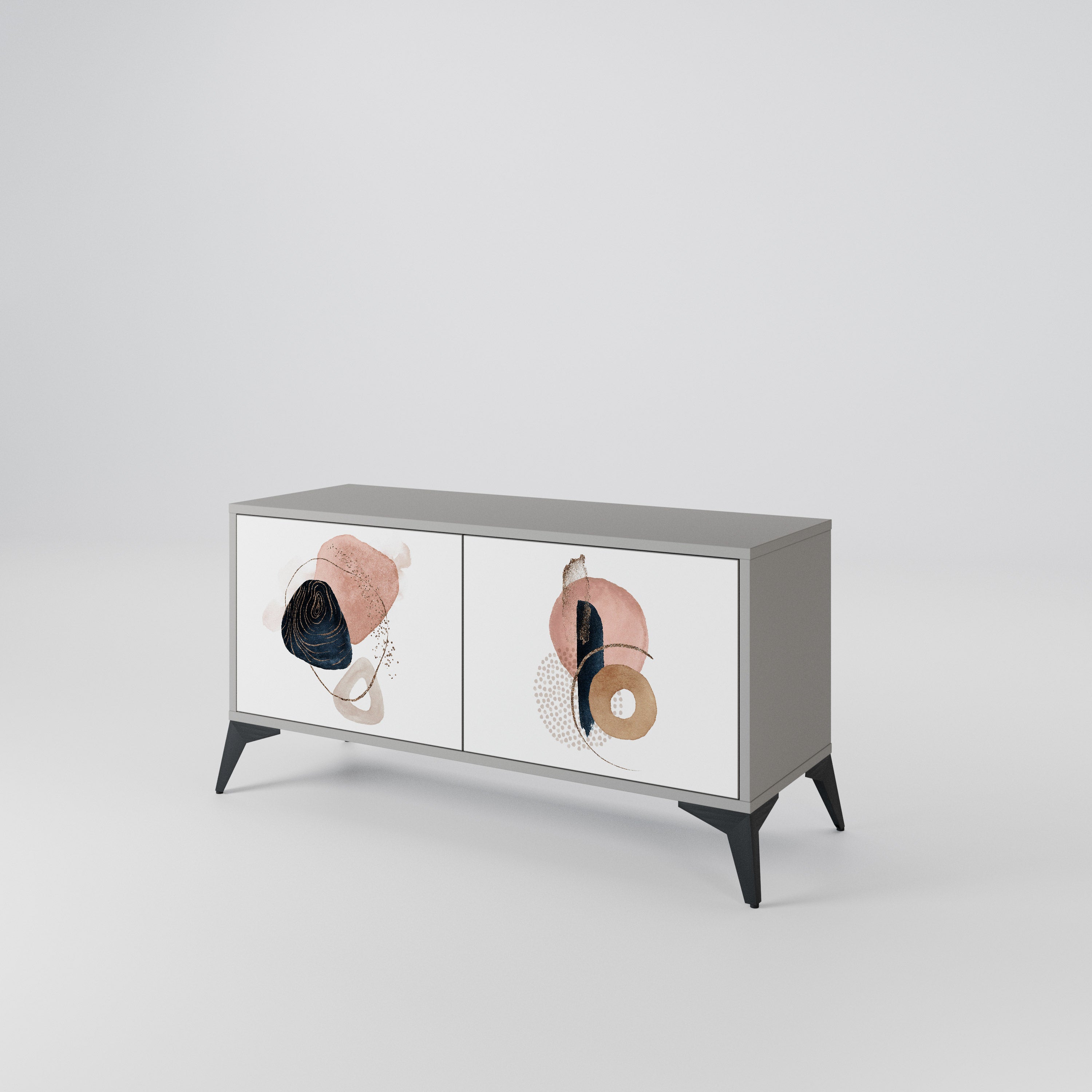 COLORFUL SHAPES Compact 2-Door TV Cabinet