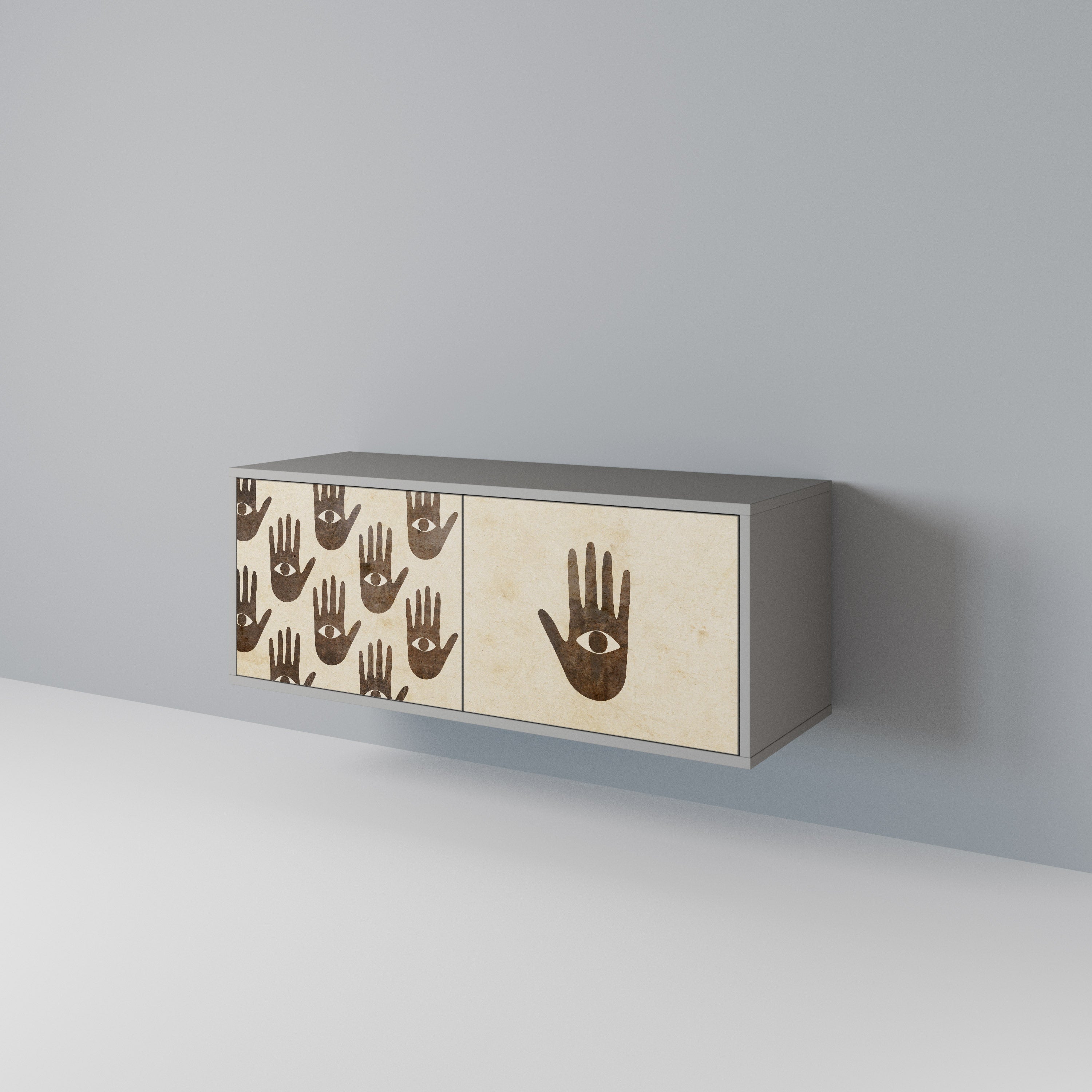 SEE MORE Compact 2-Door TV Cabinet