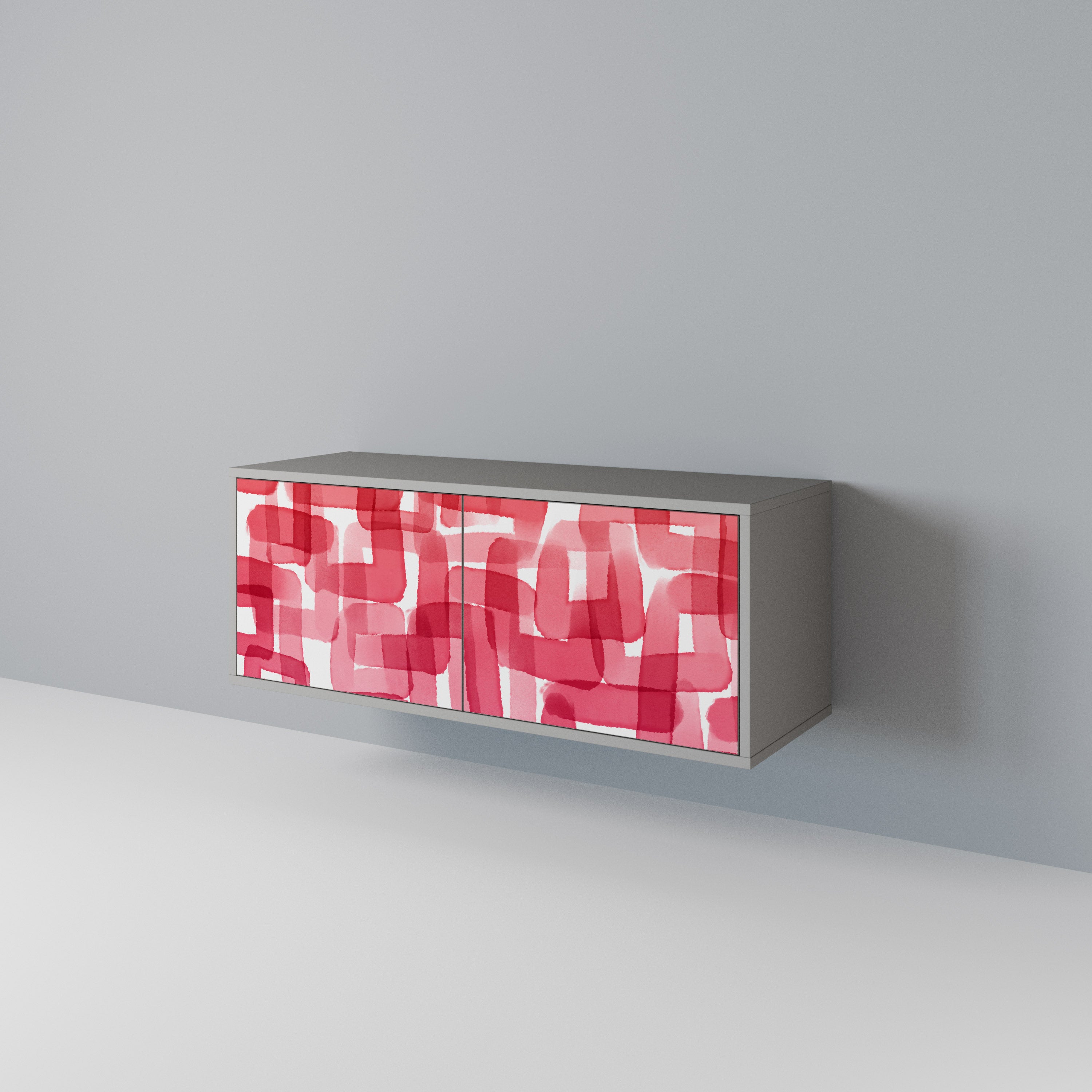 KALEIDOSCOPIC CUBISM Compact 2-Door TV Cabinet