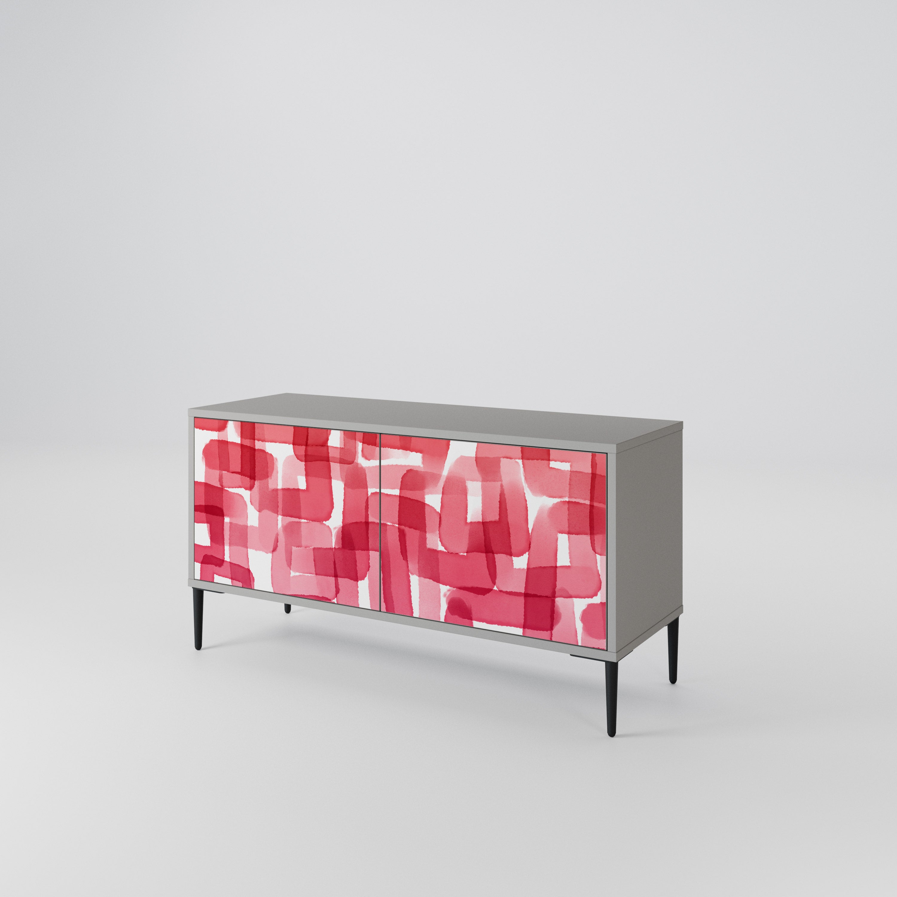 KALEIDOSCOPIC CUBISM Compact 2-Door TV Cabinet