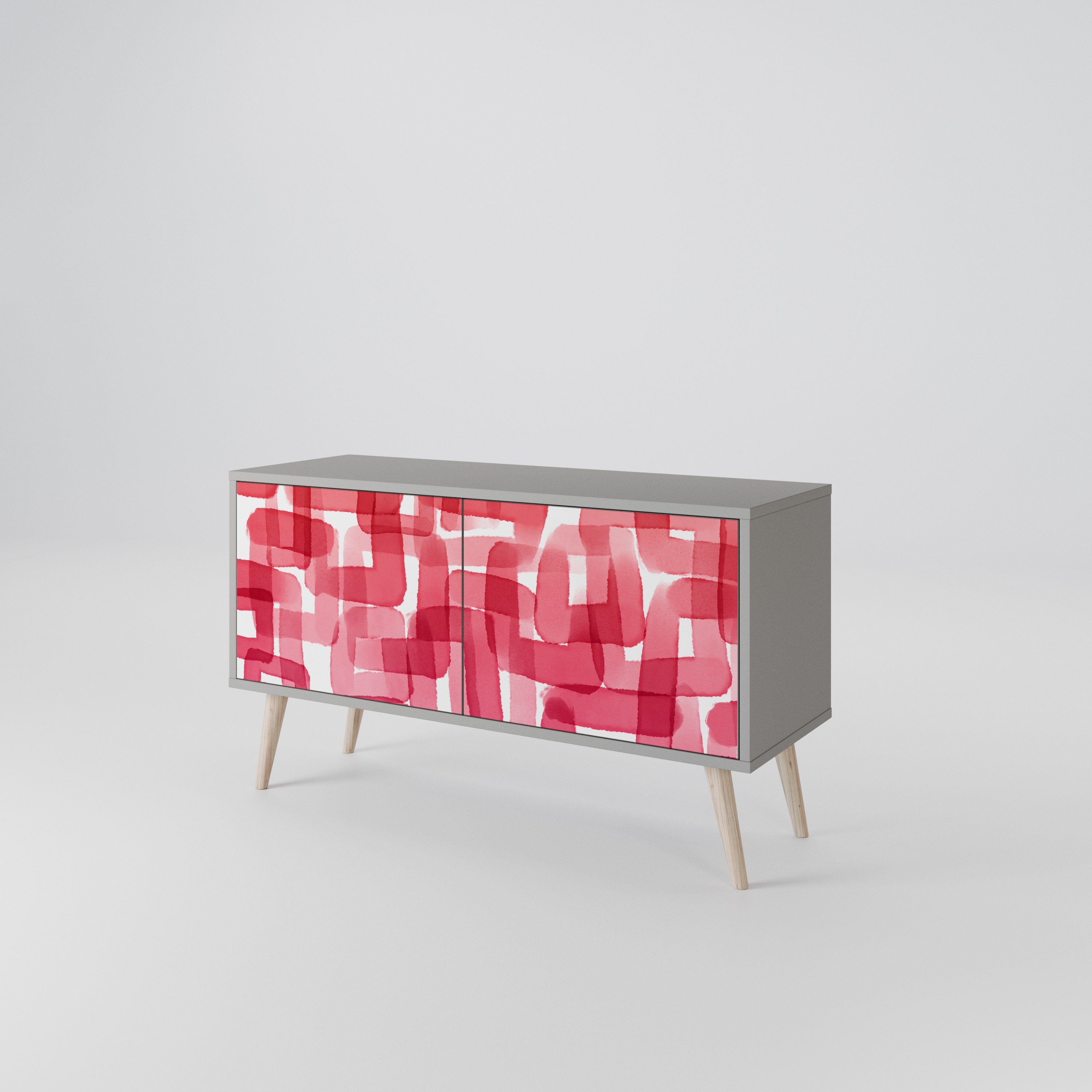 KALEIDOSCOPIC CUBISM Compact 2-Door TV Cabinet