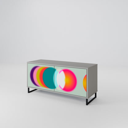 SYMPHONY OF COLORS Kompaktní dvoudveřový TV stolek