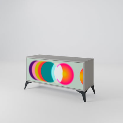SYMPHONY OF COLORS Kompaktní dvoudveřový TV stolek
