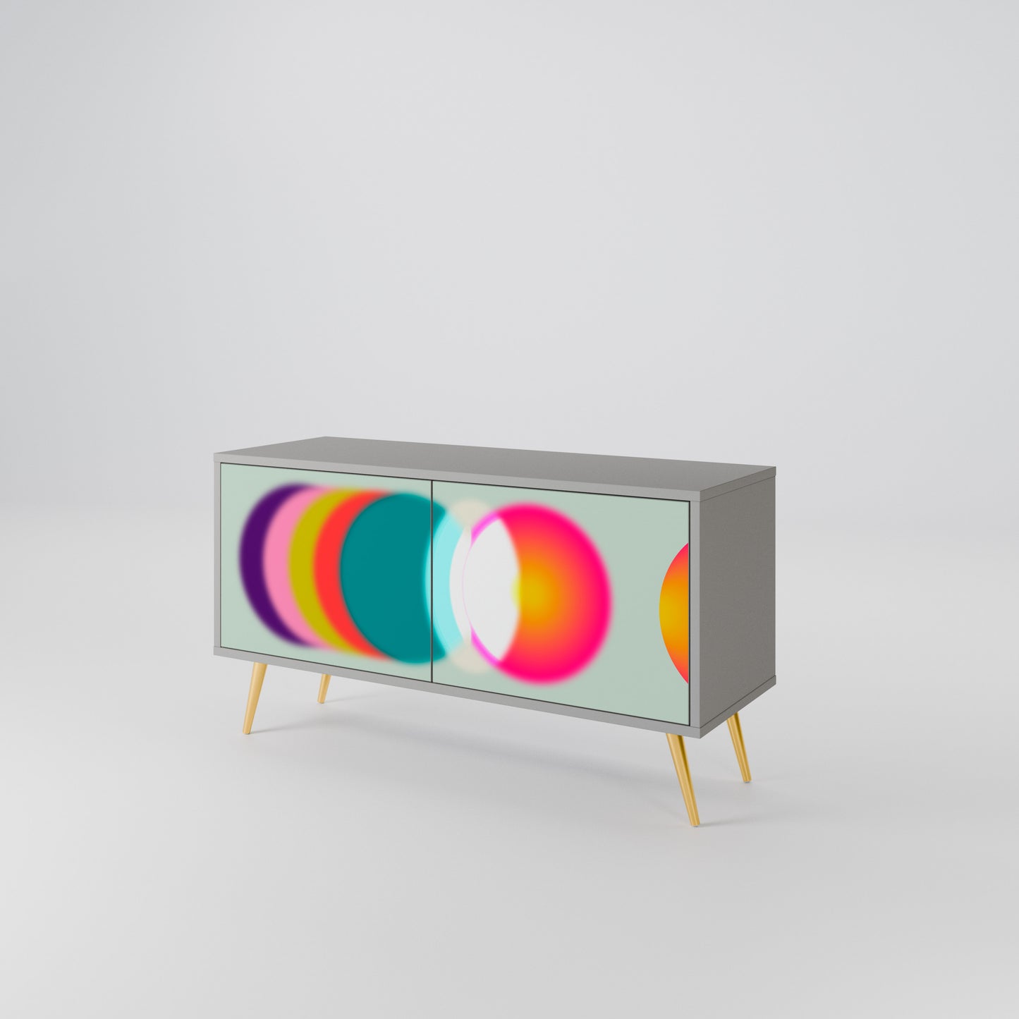 SYMPHONY OF COLORS Kompaktní dvoudveřový TV stolek