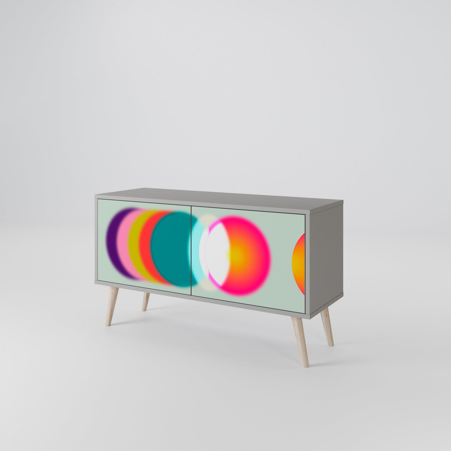 SYMPHONY OF COLORS Kompaktní dvoudveřový TV stolek