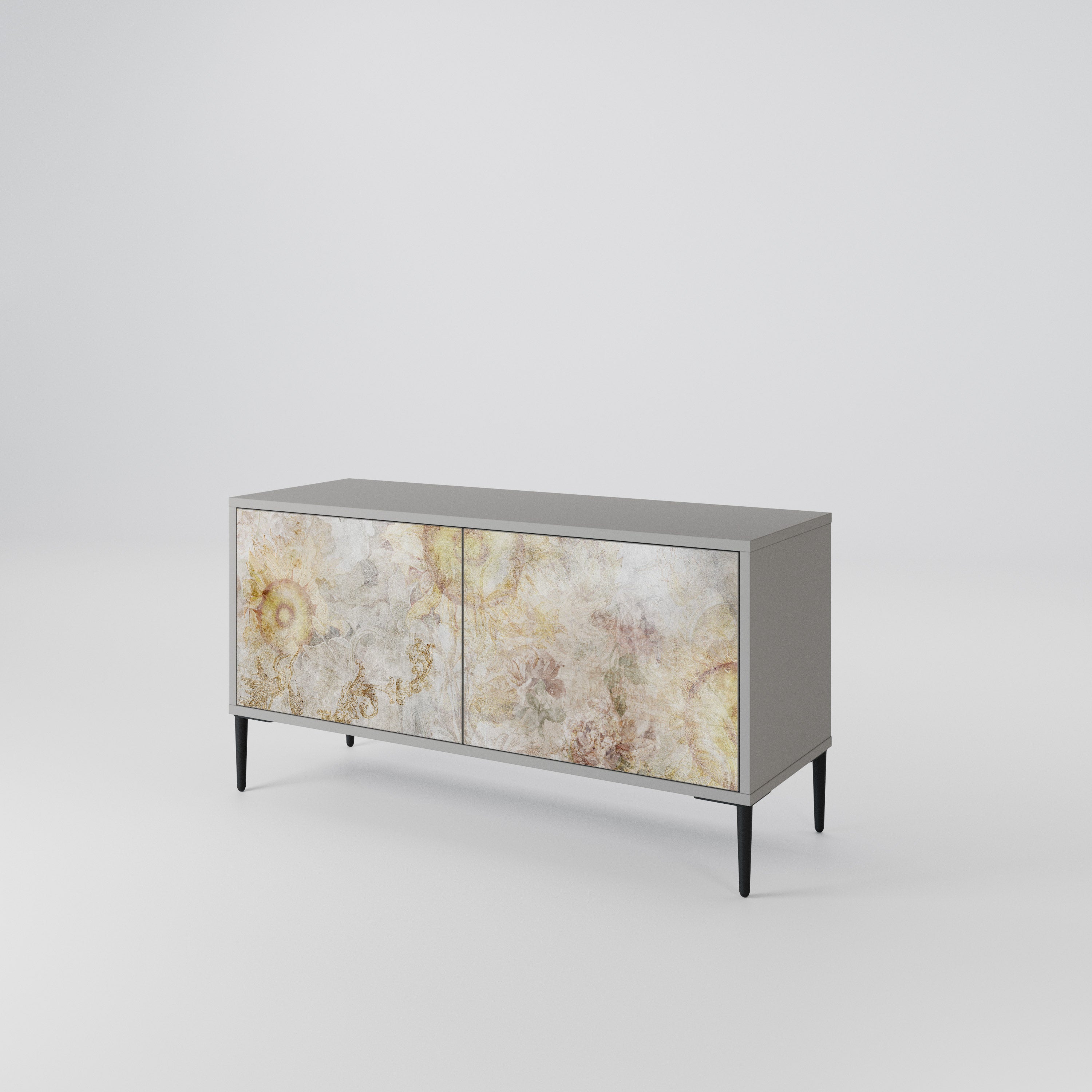 SUNFLOWER BLUR Compact 2-Door TV Cabinet