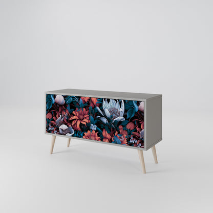 ETHEREAL BLOSSOMS Kompaktní dvoudveřový TV stolek