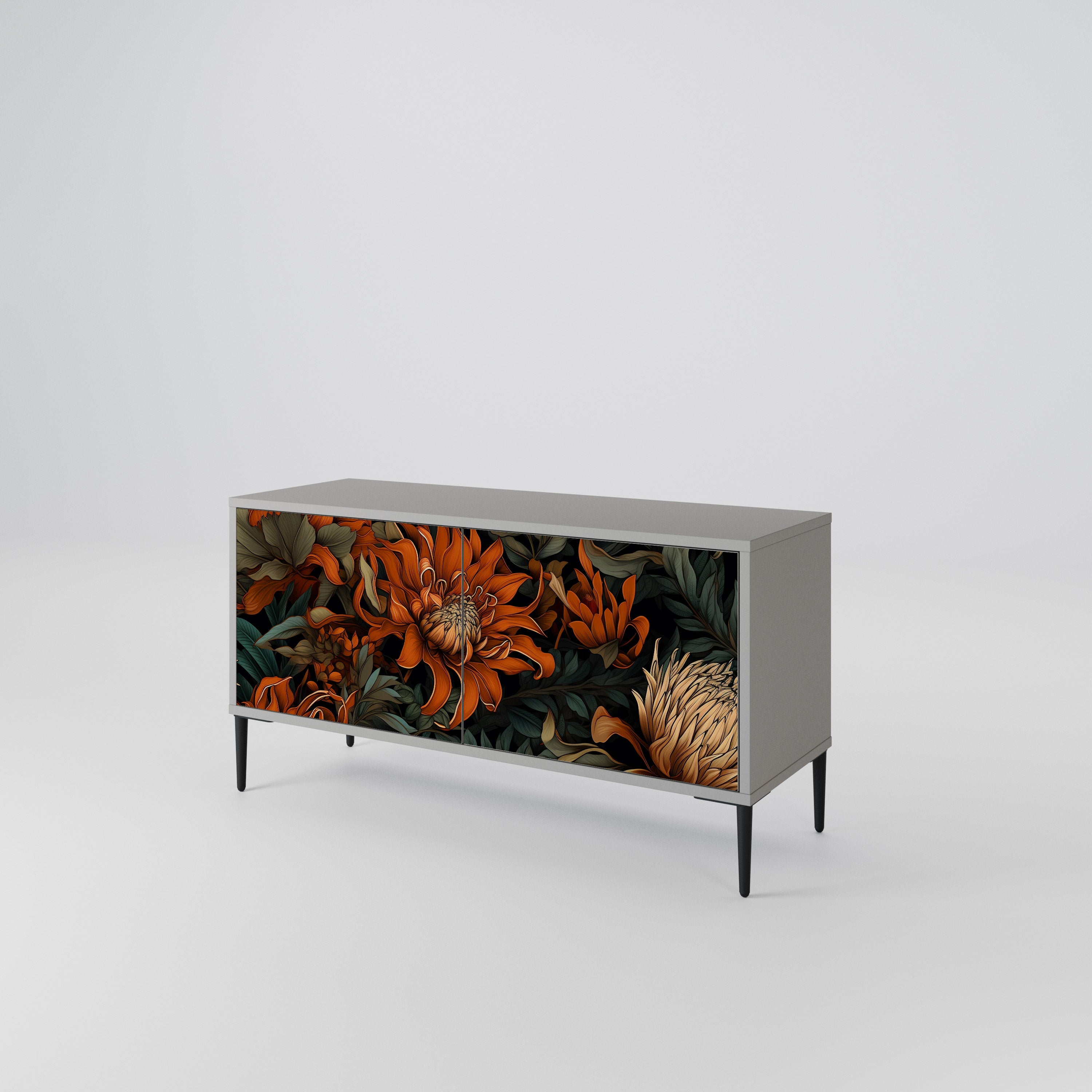 DAWN BLOOM Compact 2-Door TV Cabinet