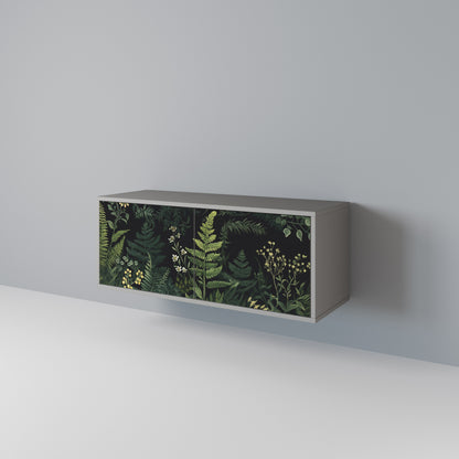FERN FLOWERS Kompaktní dvoudveřový TV stolek