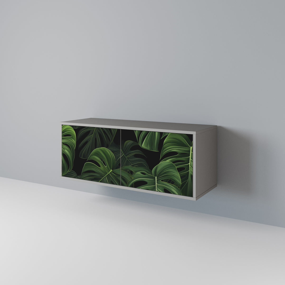 INFINITE MONSTERA Kompaktní dvoudveřový TV stolek