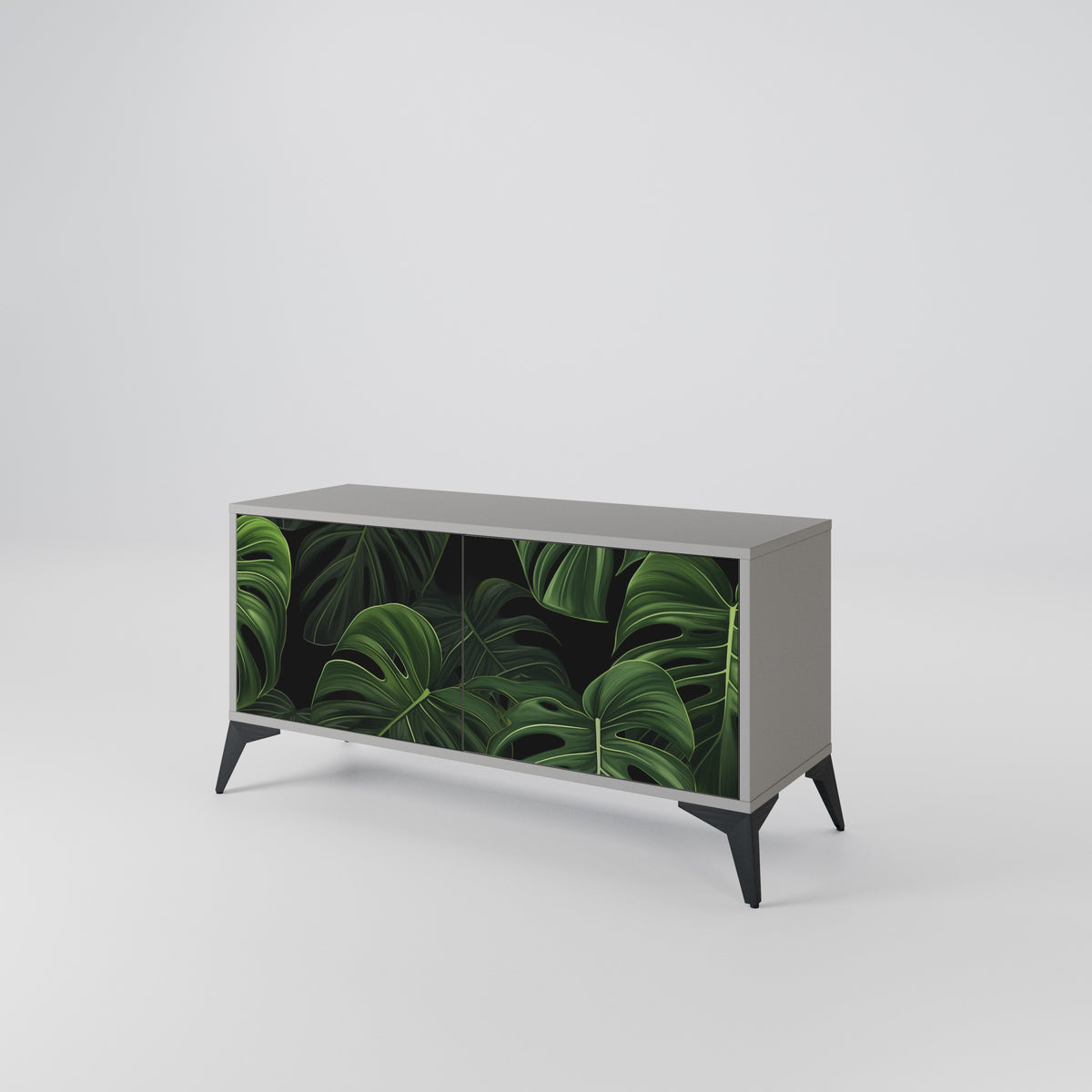 INFINITE MONSTERA Kompaktní dvoudveřový TV stolek
