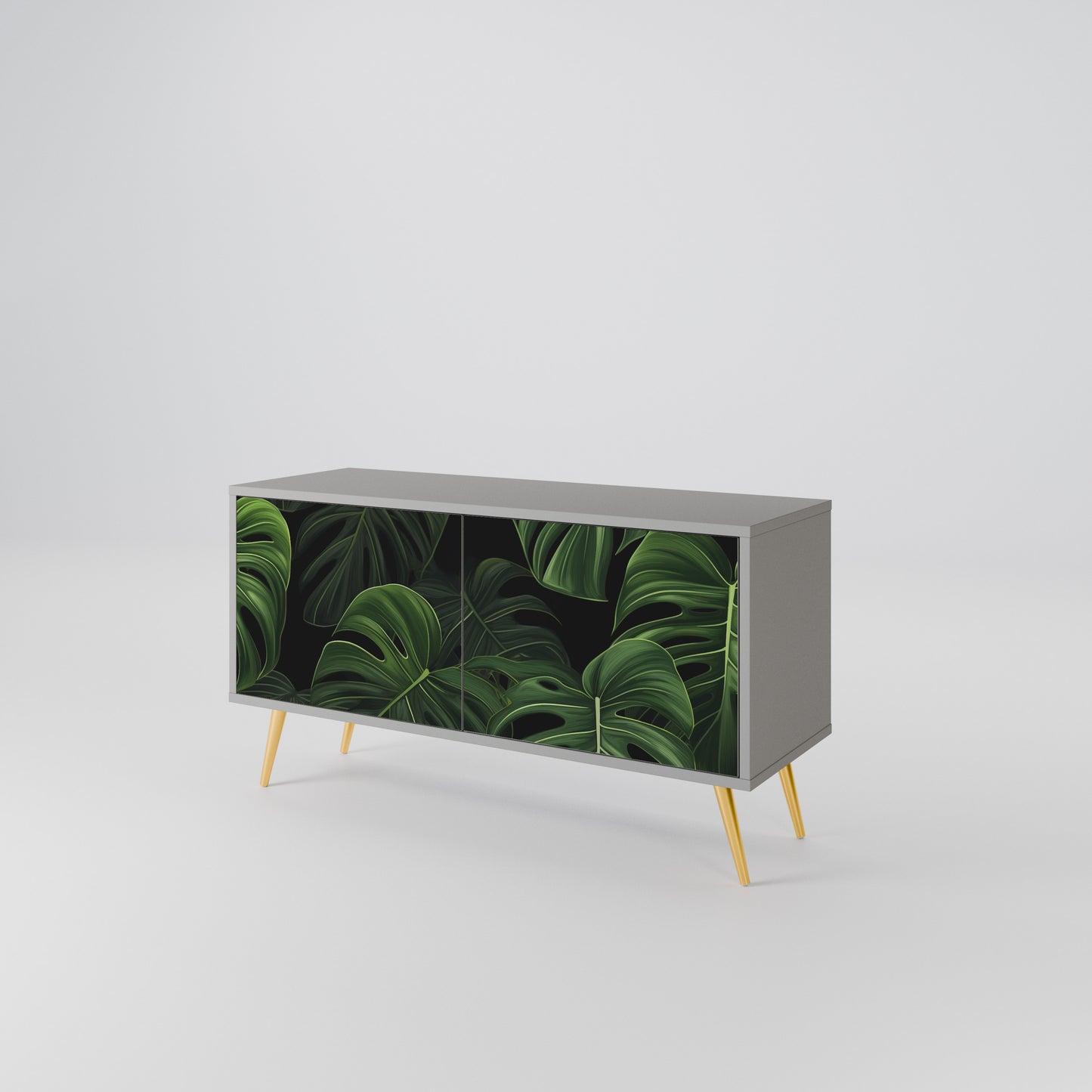 INFINITE MONSTERA Kompaktní dvoudveřový TV stolek