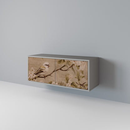 PETAL DISTINGUISH Kompaktní dvoudveřový TV stolek