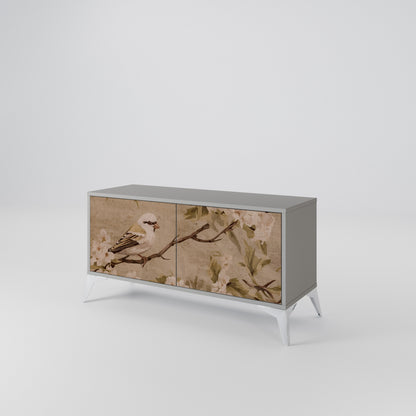 PETAL DISTINGUISH Kompaktní dvoudveřový TV stolek