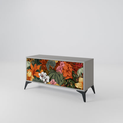 RADIANT FLORA Kompaktní dvoudveřový TV stolek