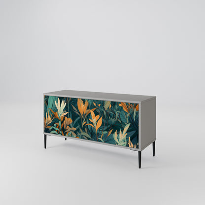 FLORAL SERENITY Kompaktní dvoudveřový TV stolek