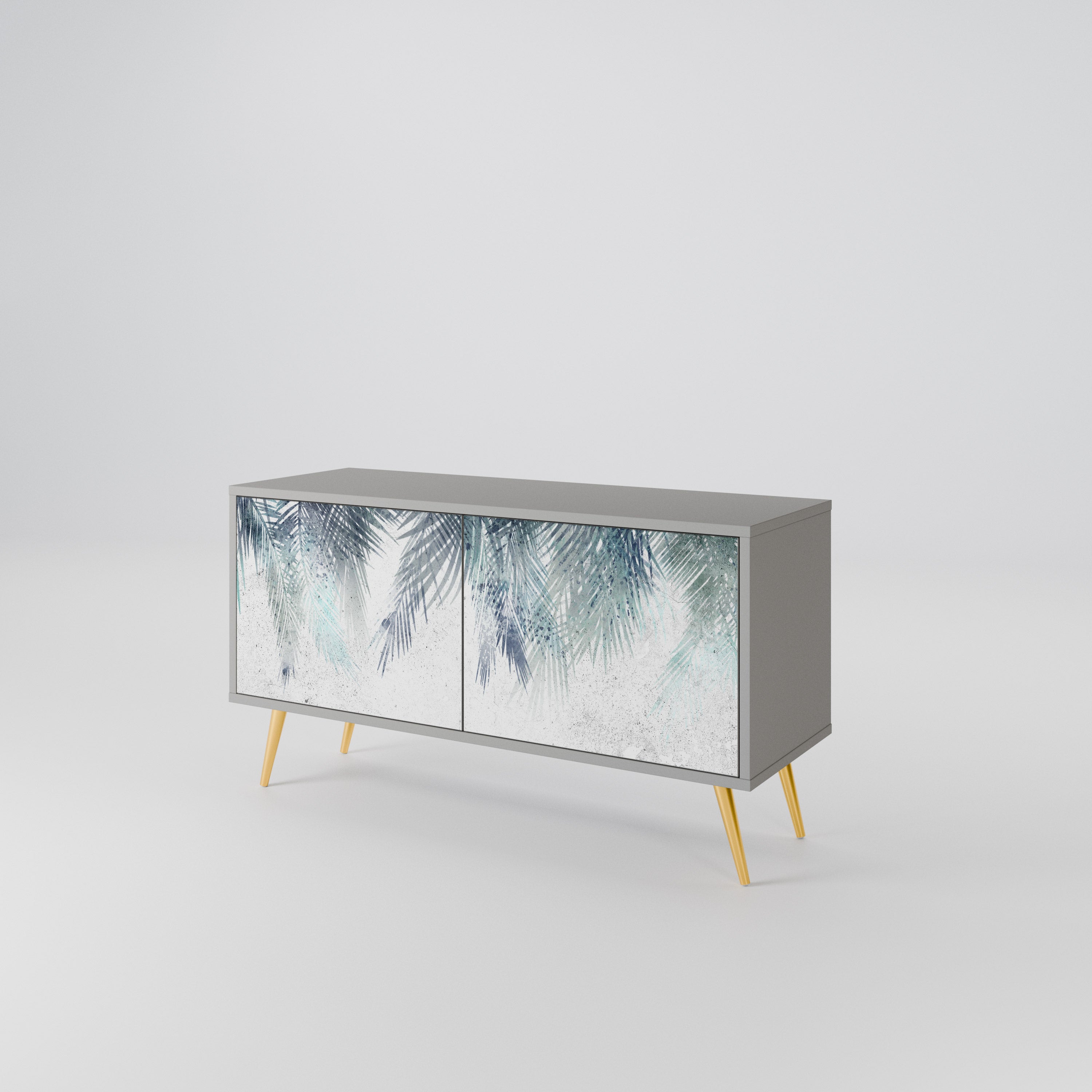 PALM VEIL Compact 2-Door TV Cabinet