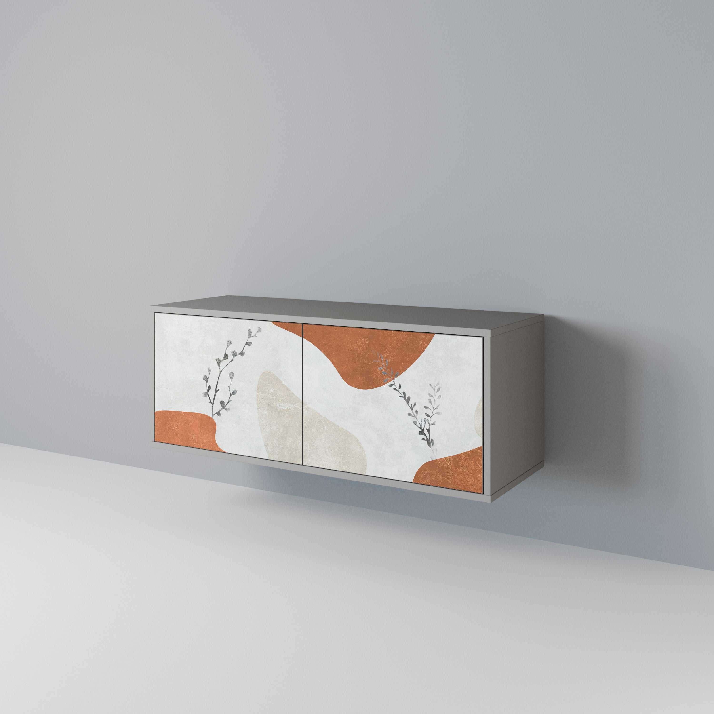 TRANQUIL TWIG Compact 2-Door TV Cabinet