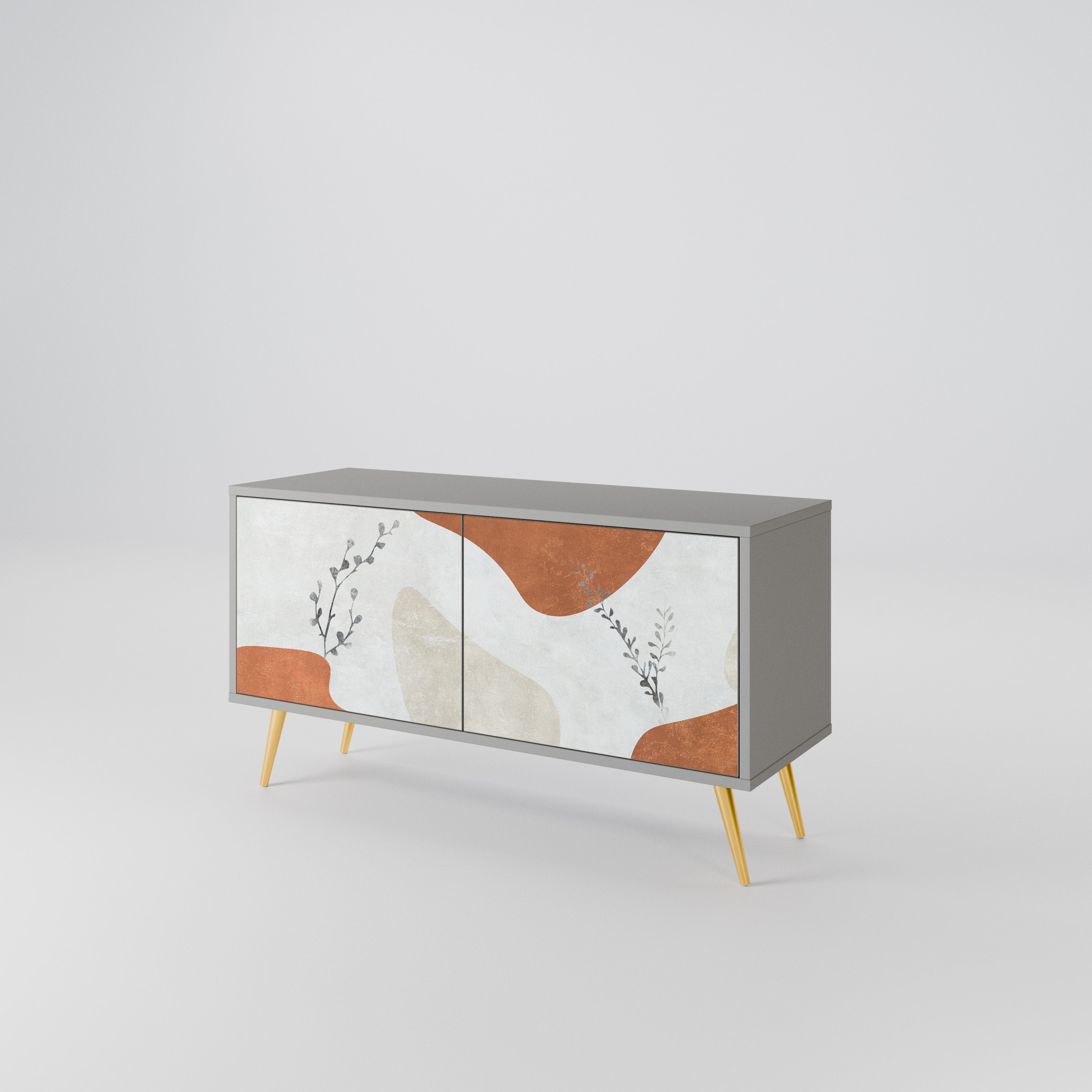 TRANQUIL TWIG Compact 2-Door TV Cabinet
