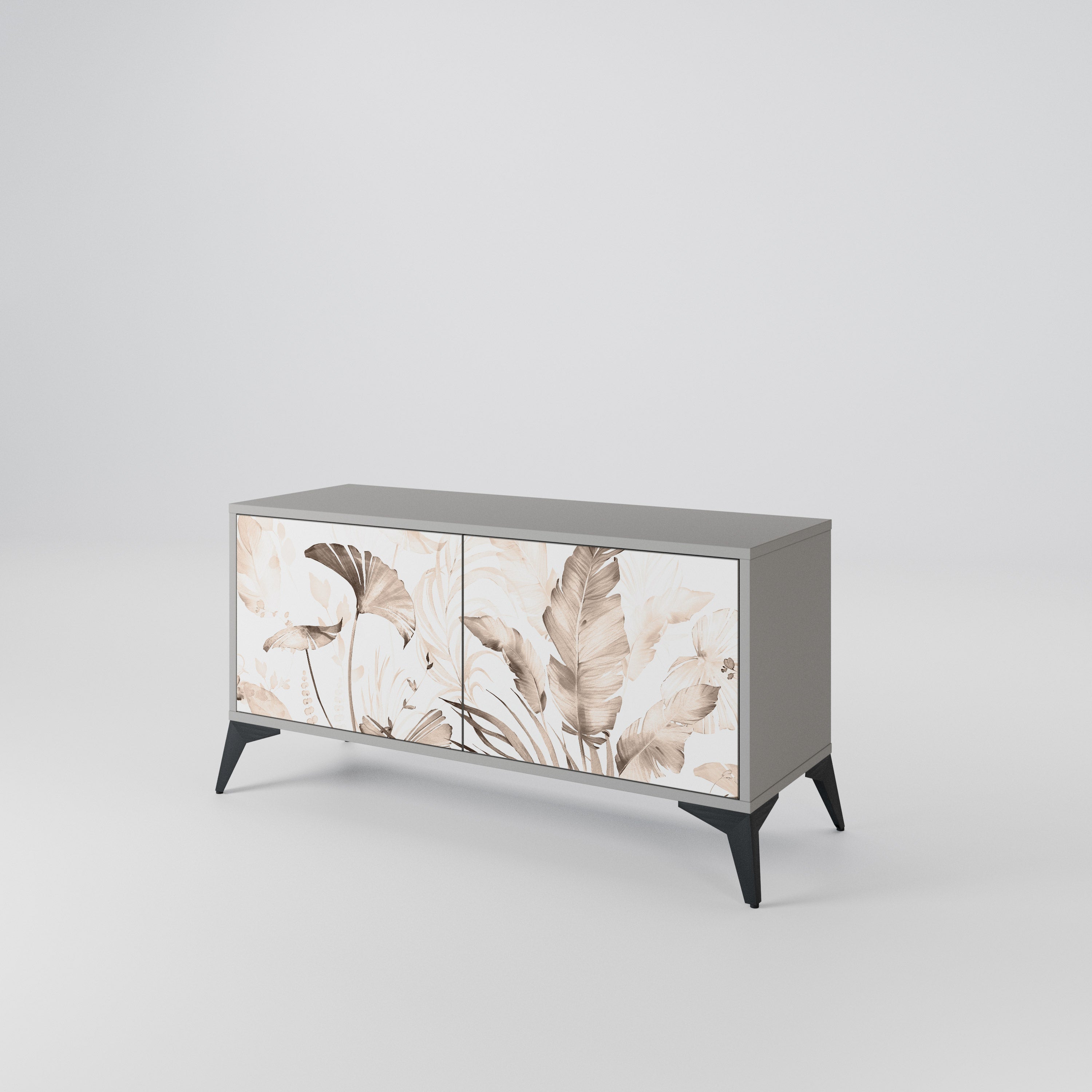WILD TENDERNESS Compact 2-Door TV Cabinet