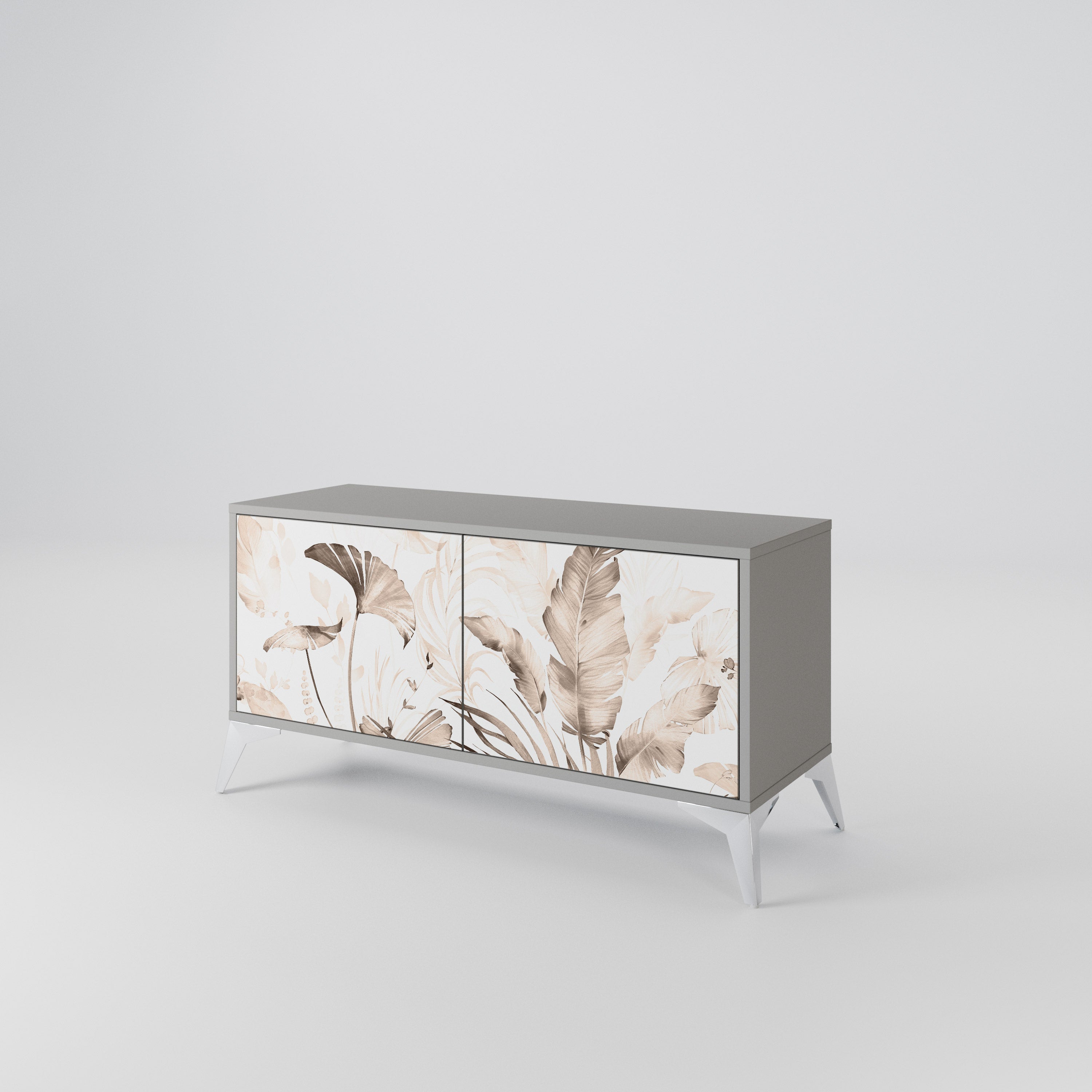 WILD TENDERNESS Compact 2-Door TV Cabinet