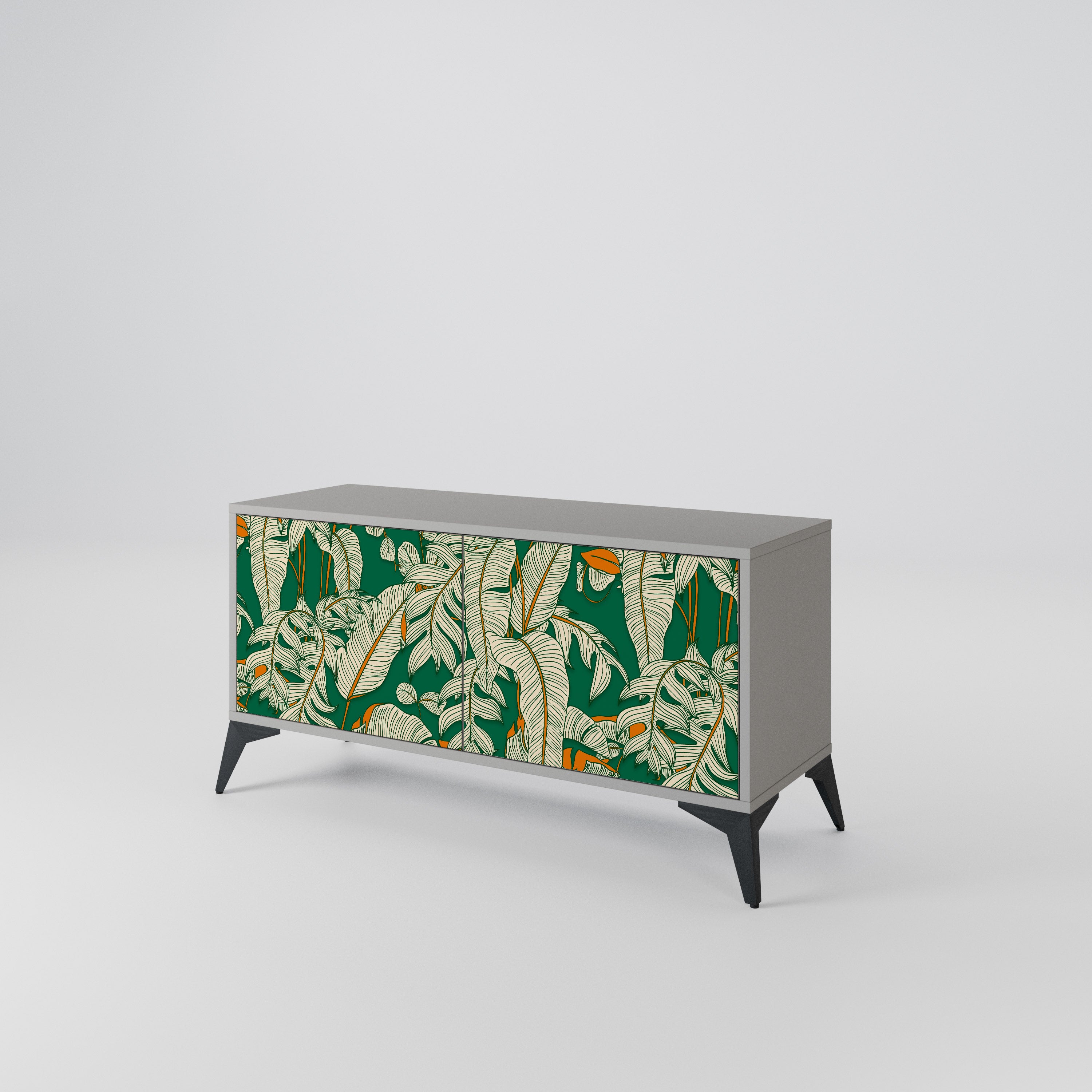VERDANT PLEASURES Compact 2-Door TV Cabinet