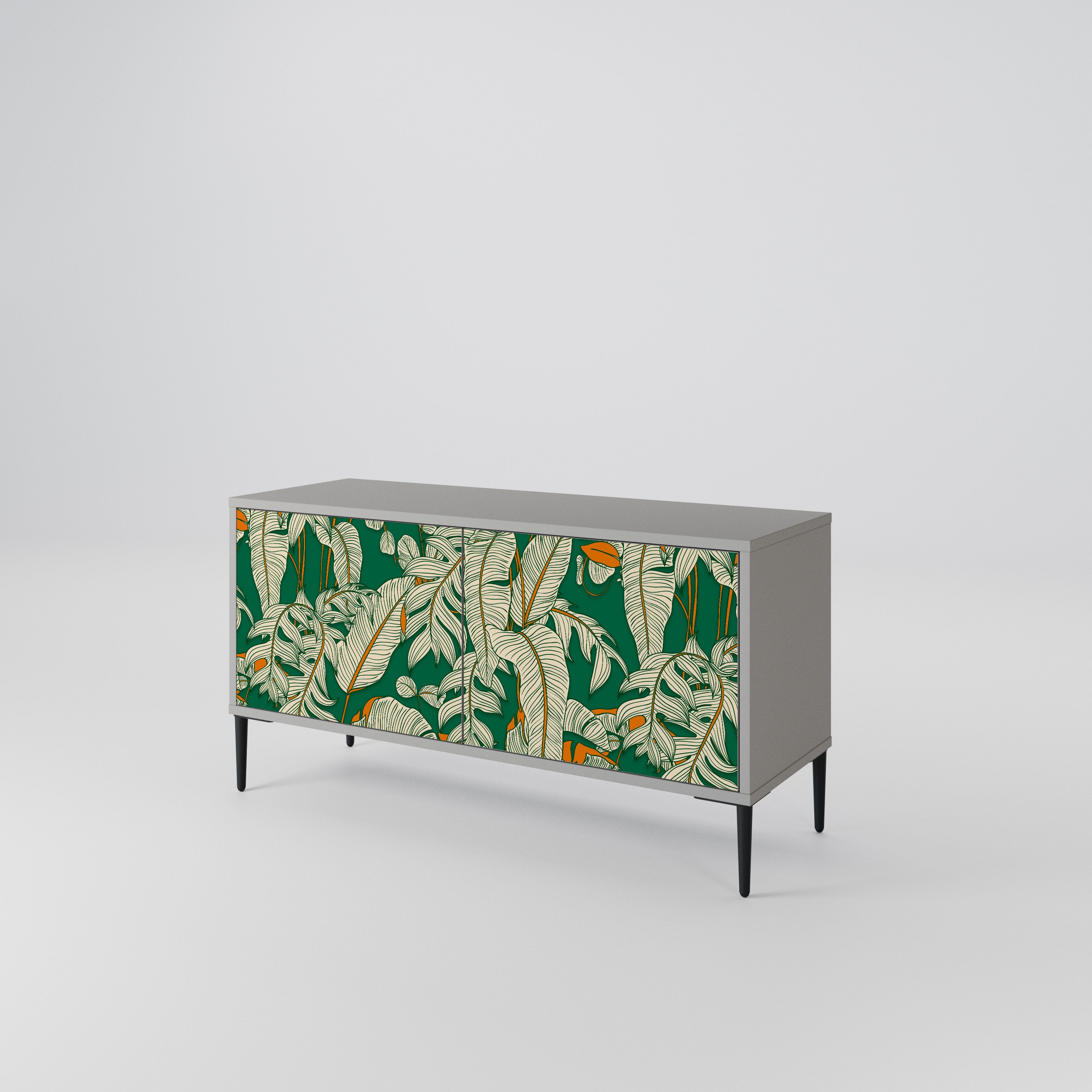 VERDANT PLEASURES Compact 2-Door TV Cabinet