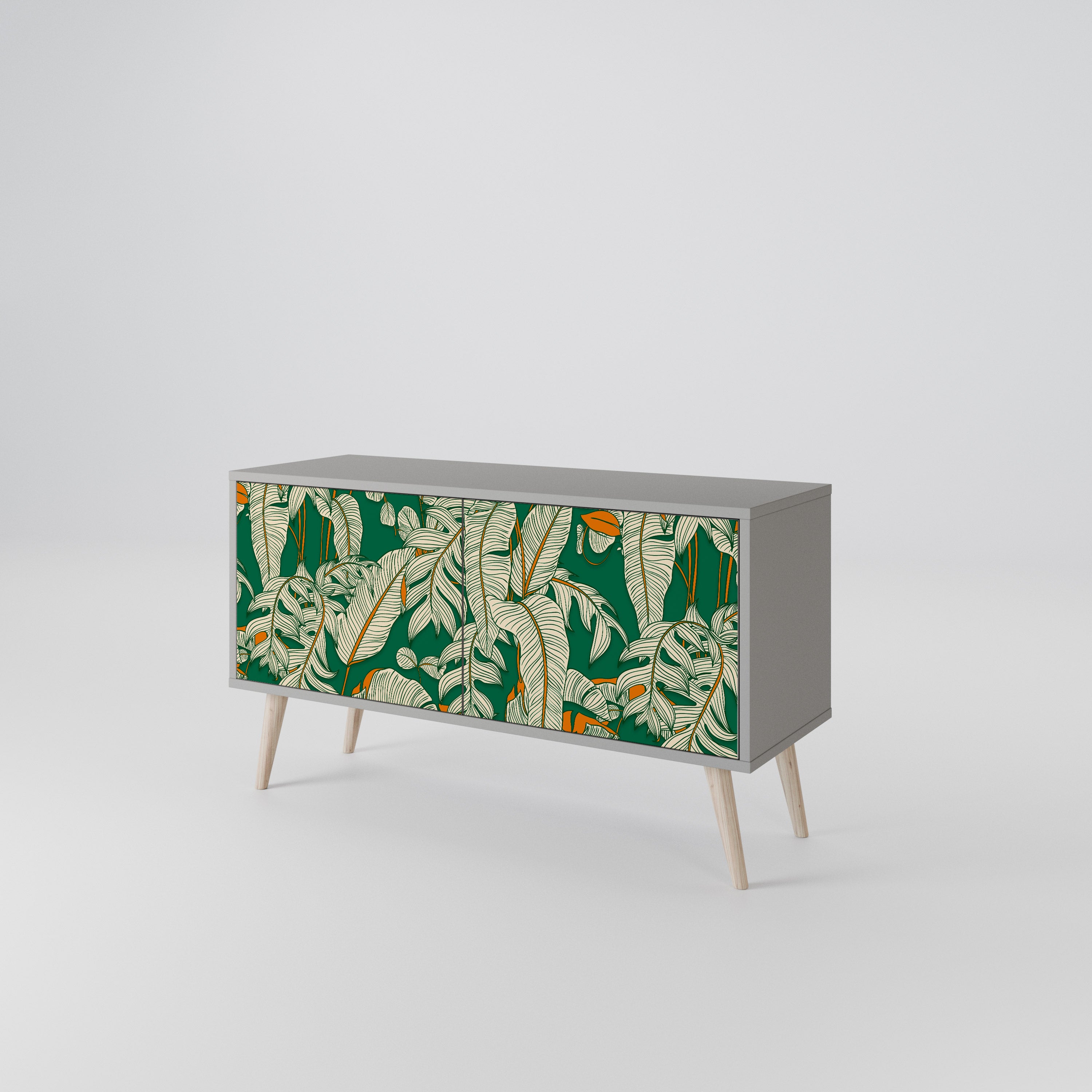 VERDANT PLEASURES Compact 2-Door TV Cabinet