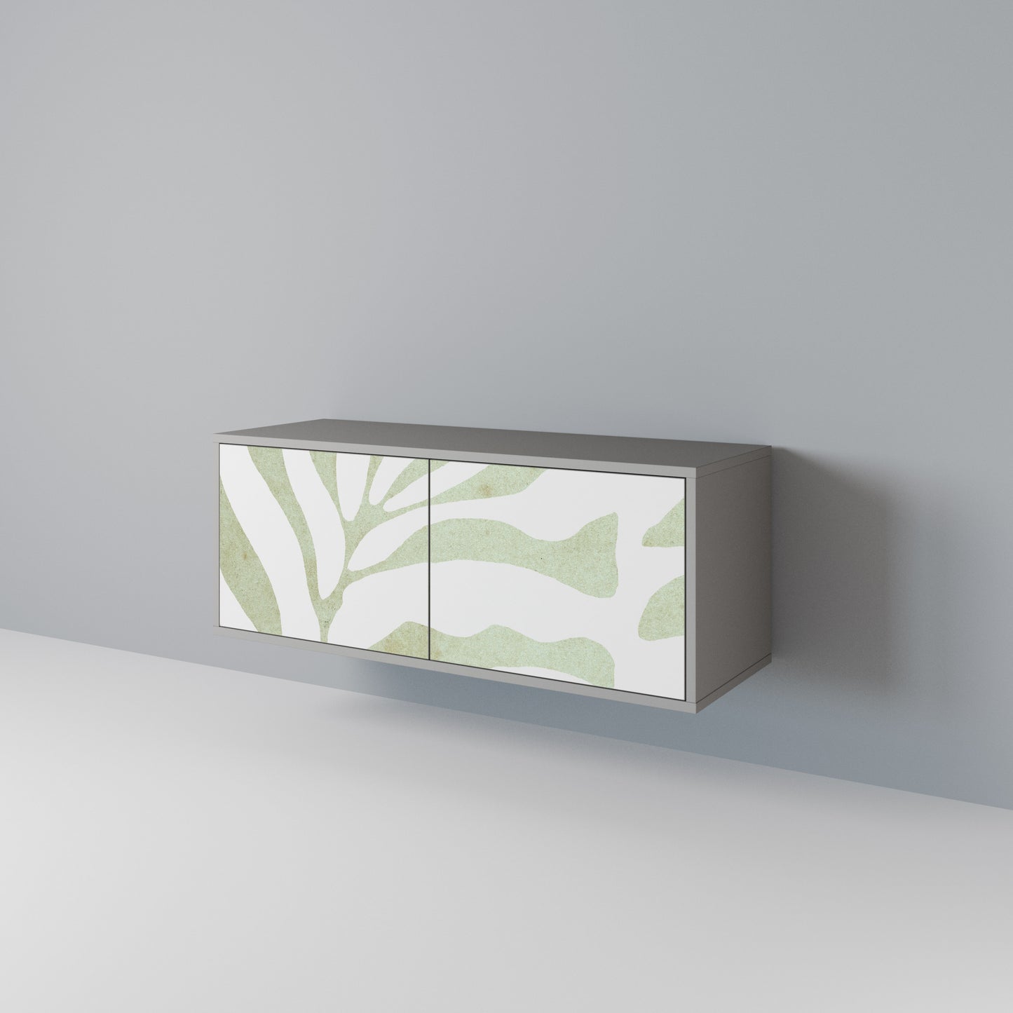 BOTANICAL SPARK Kompaktní dvoudveřový TV stolek