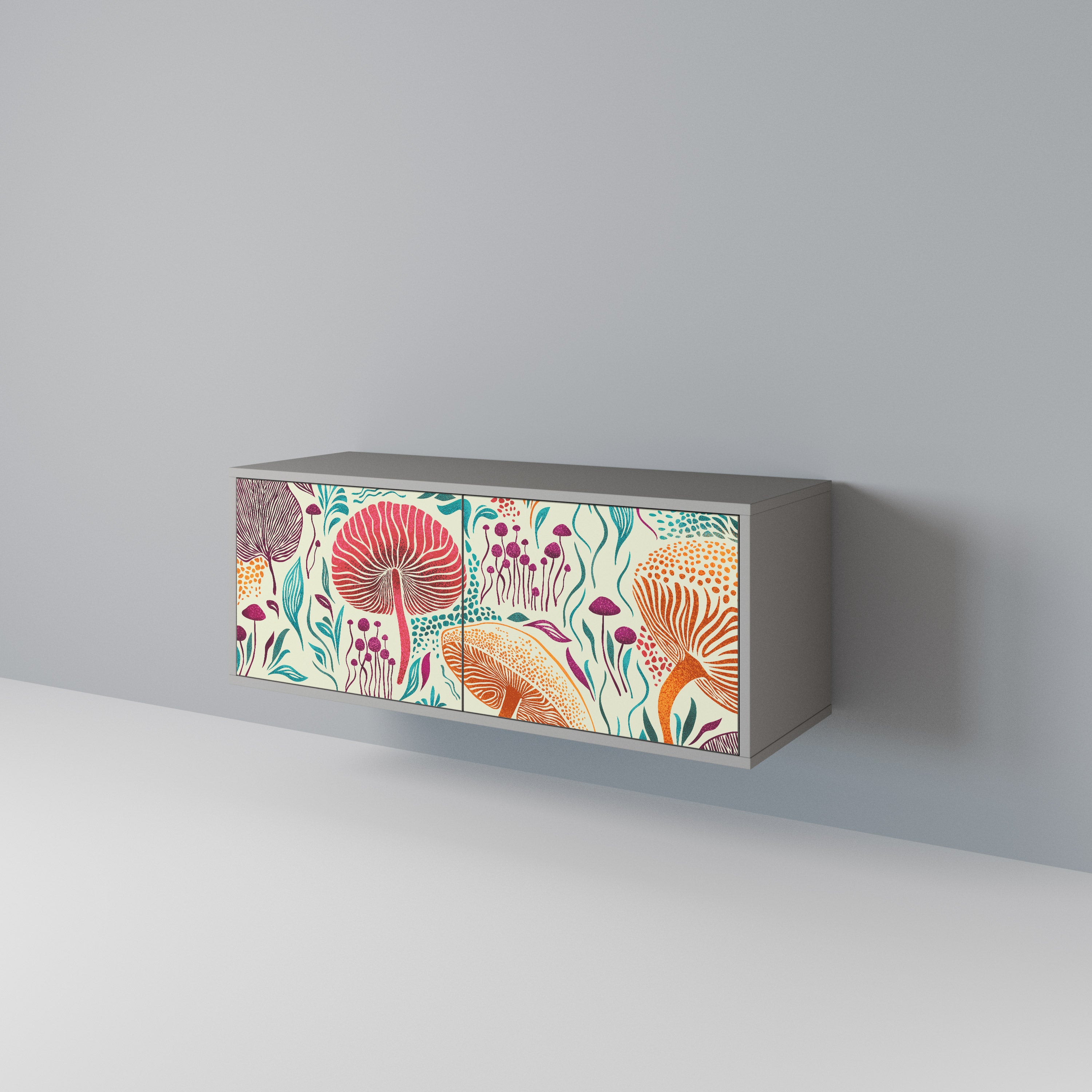 FUNGUS FANTASY Compact 2-Door TV Cabinet