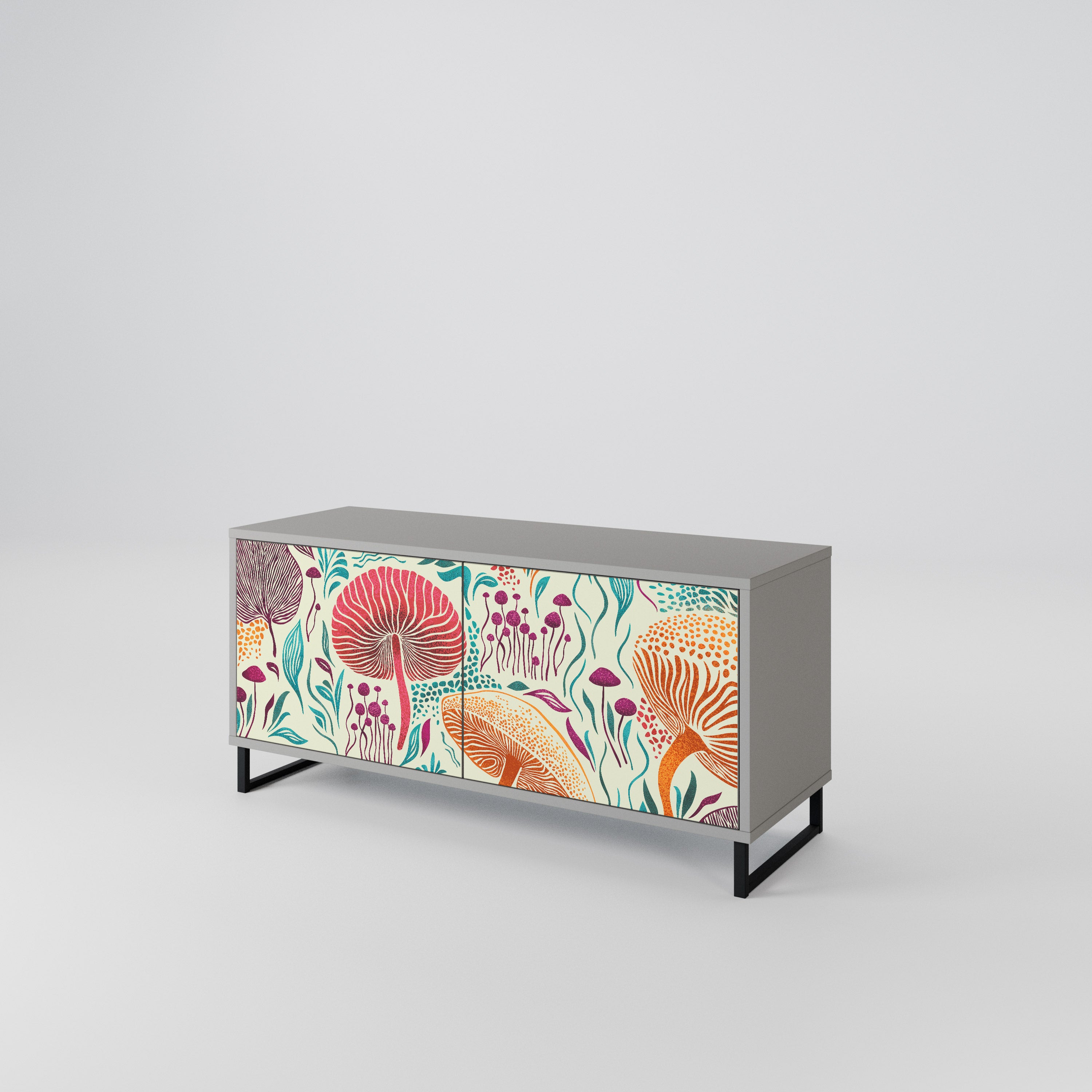 FUNGUS FANTASY Compact 2-Door TV Cabinet